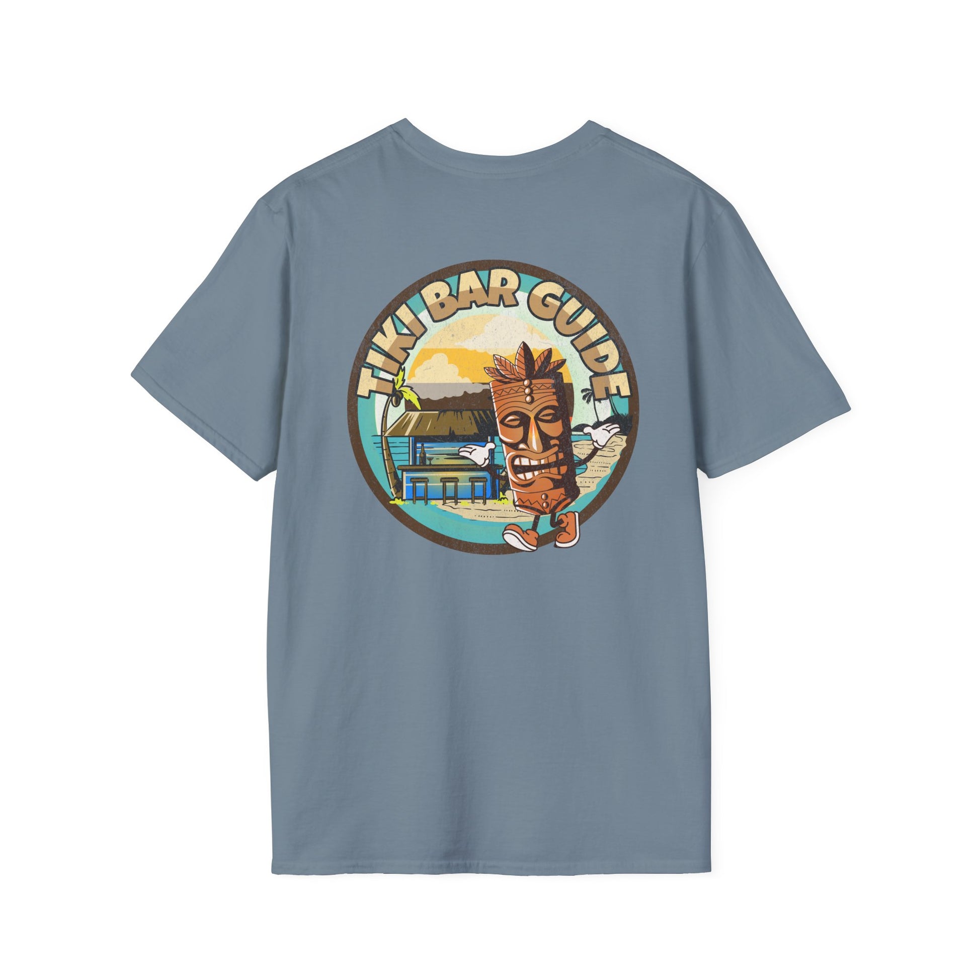 Tiki Bar Guide unisex softstyle T-Shirt - Caribbean Rays