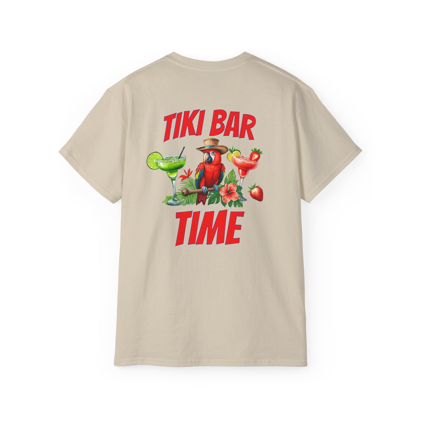 Tiki Beach Collection Tik Bar Time Unisex Ultra Cotton Tee by Caribbean Rays