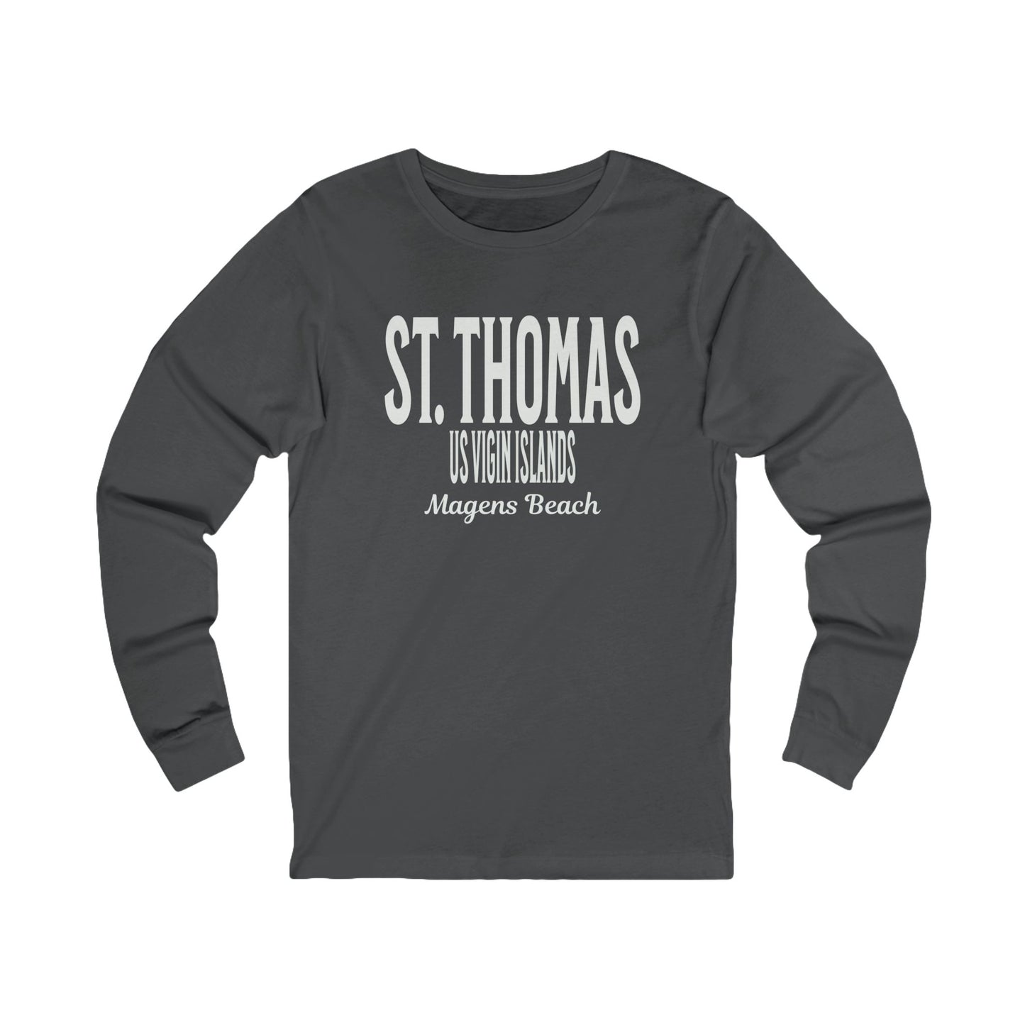 St. Thomas Unisex Jersey Long Sleeve Tee at Caribbean Rays