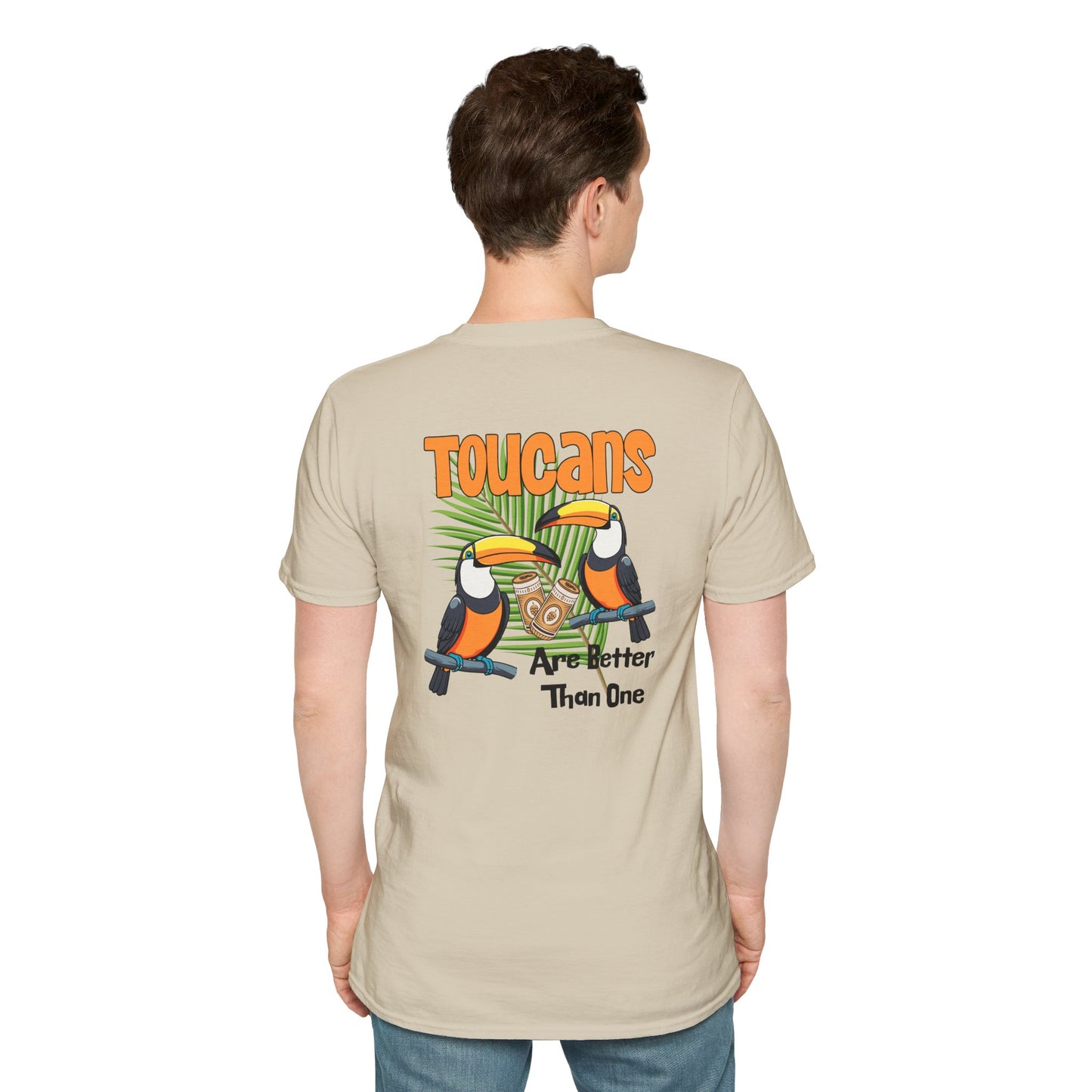 Toucans Are Better Than One Unisex Softstyle T-Shirt