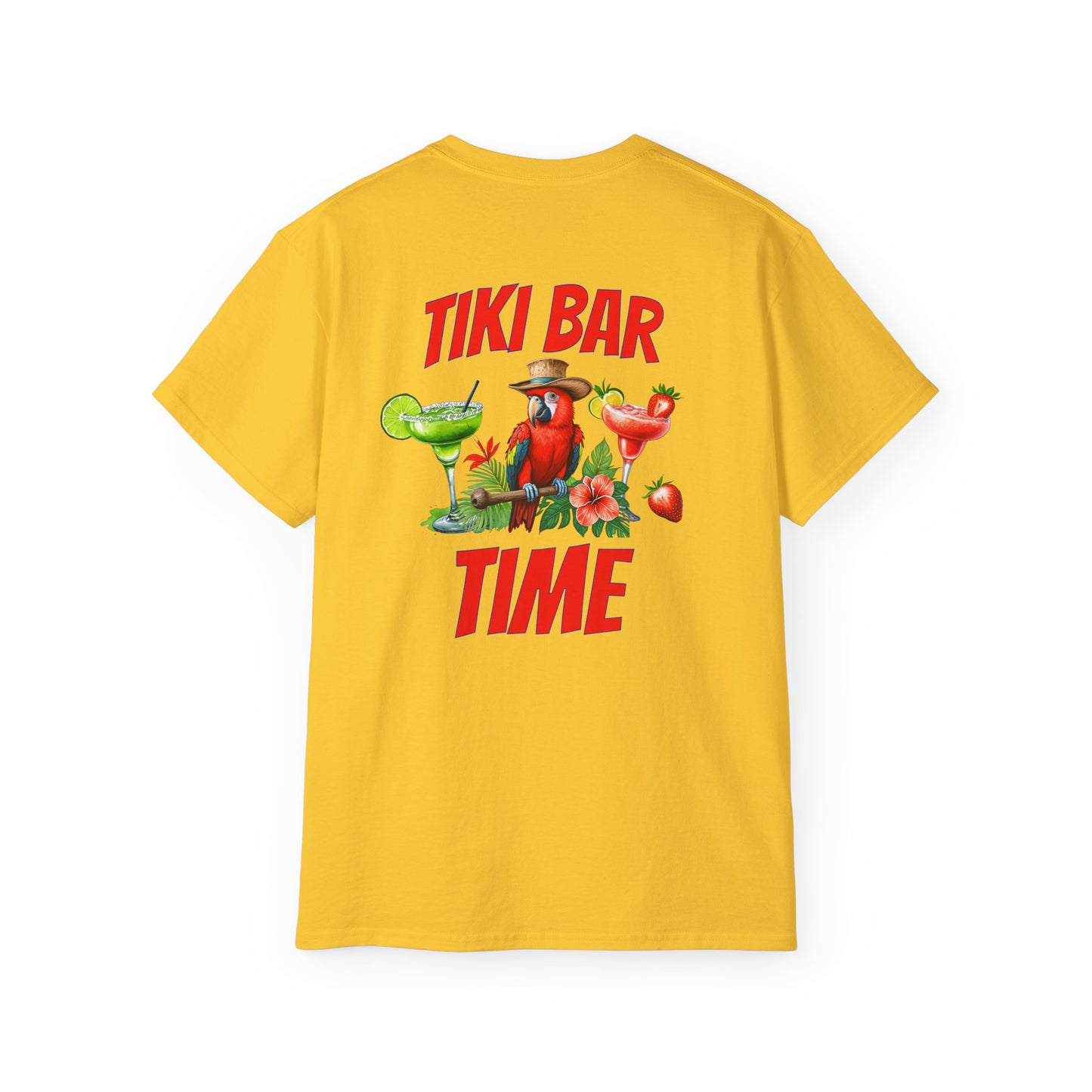 Tiki Beach Collection Tik Bar Time Unisex Ultra Cotton Tee by Caribbean Rays