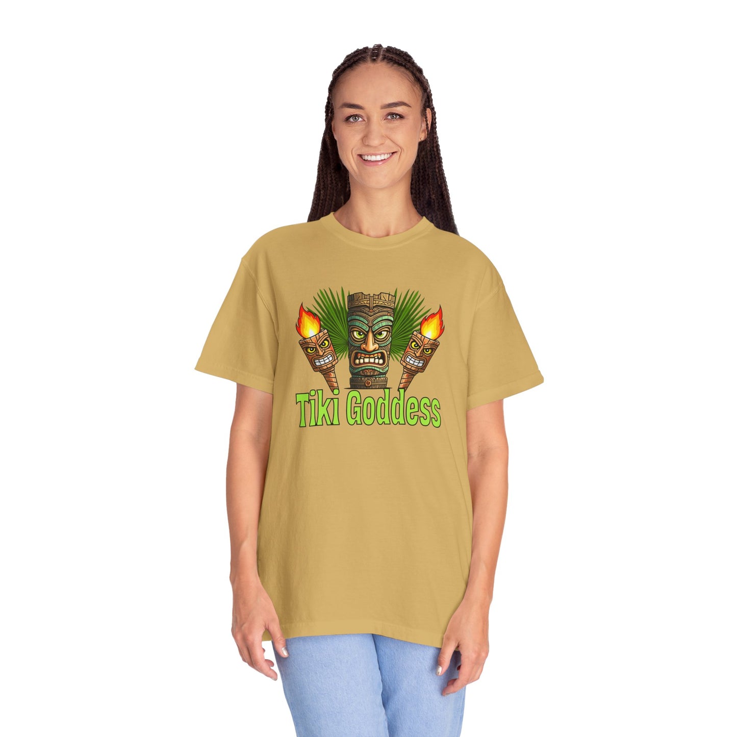 Resort Collection Tiki Goddess Unisex Garment-Dyed T-shirt