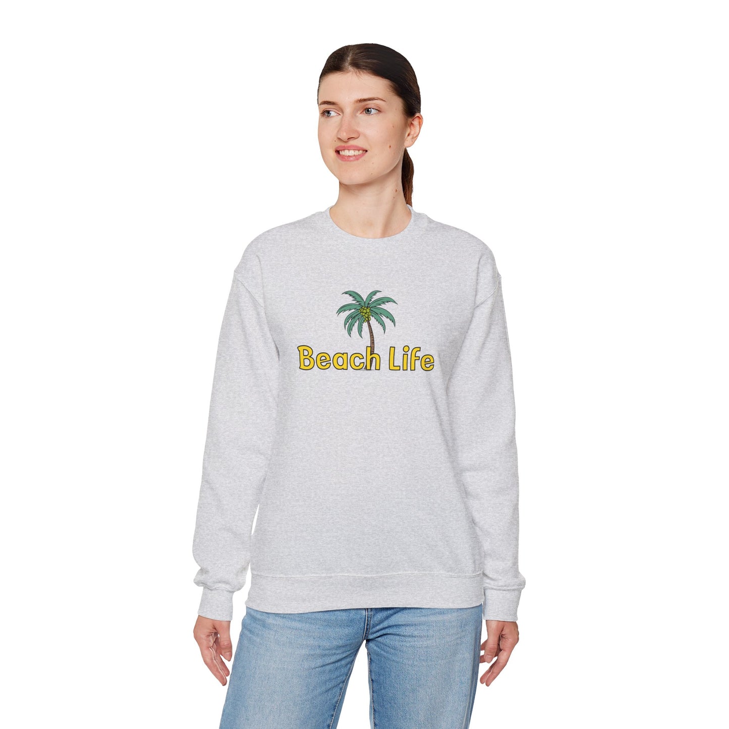 Beach Life Unisex Heavy Blend™ Crewneck Sweatshirt