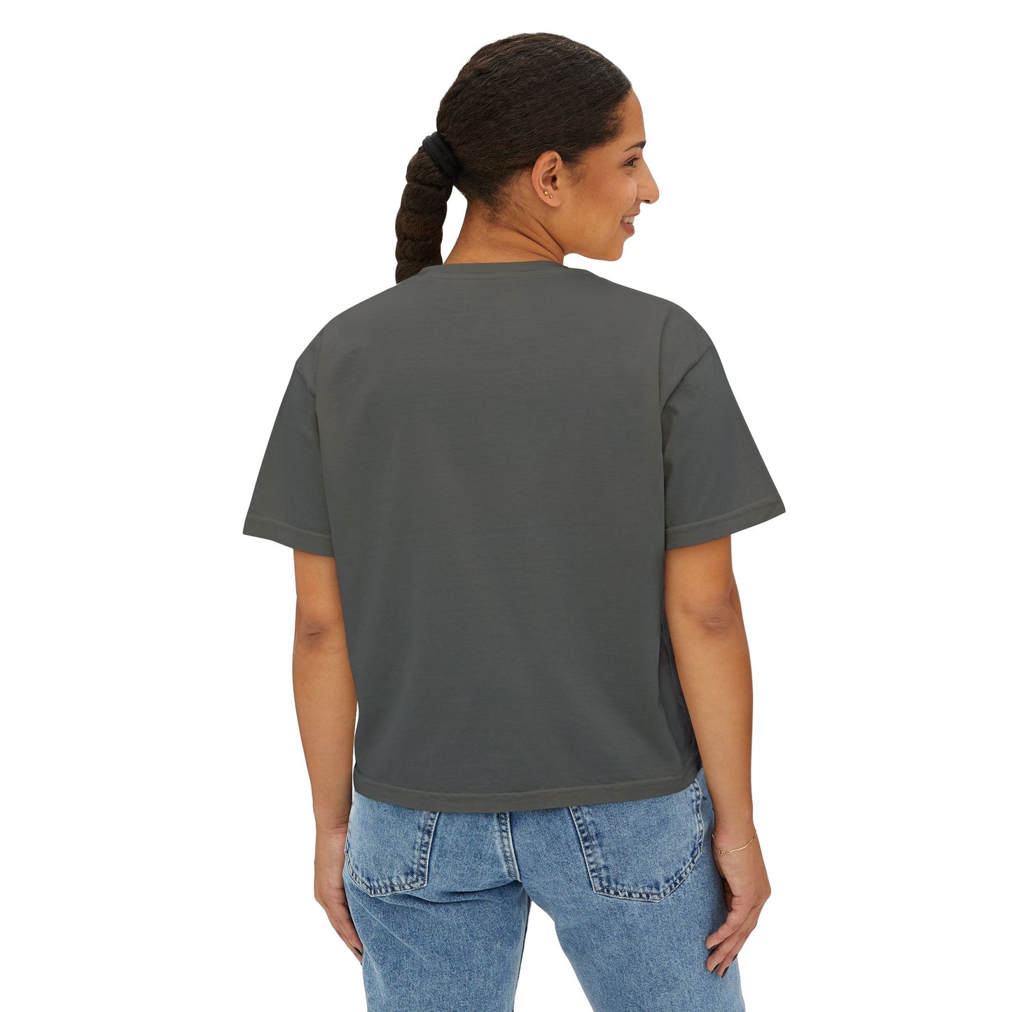 Beach Beach Beach Women's Boxy Tee, Summer T-Shirt, Casual Beachwear,