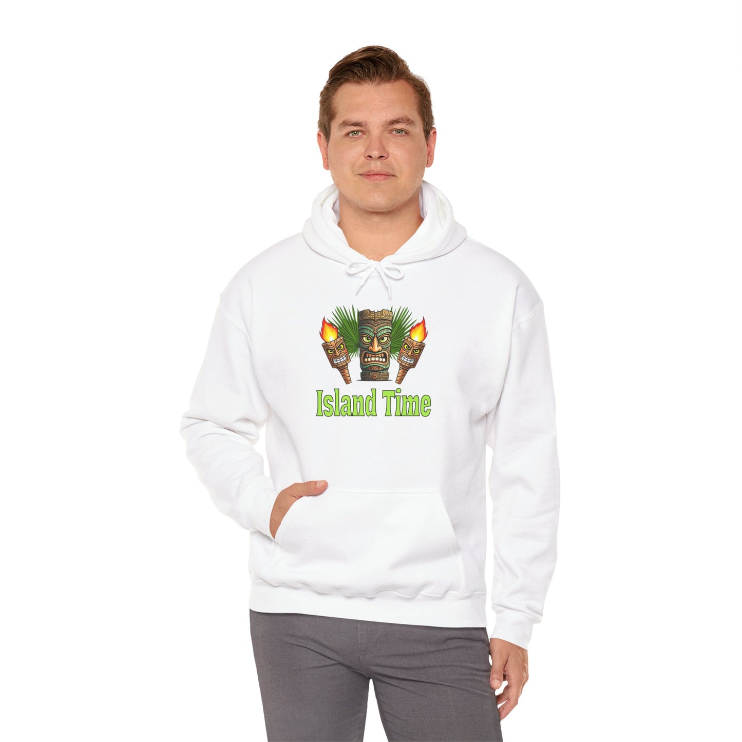 Tropical Island Time Hoodie for Relaxed Vibes