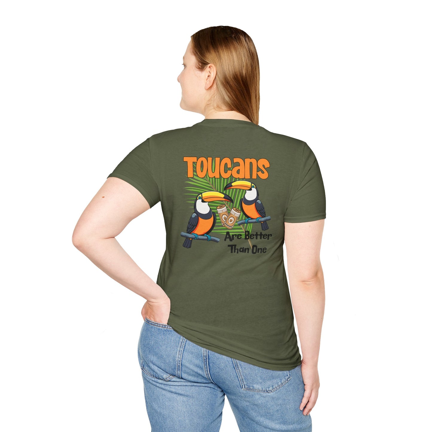 Toucans Are Better Than One Unisex Softstyle T-Shirt