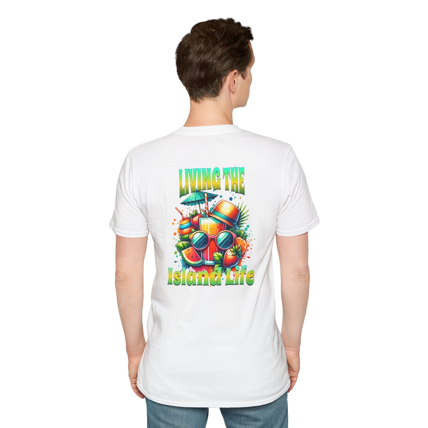Living the Island Life Unisex Softstyle T-Shirt