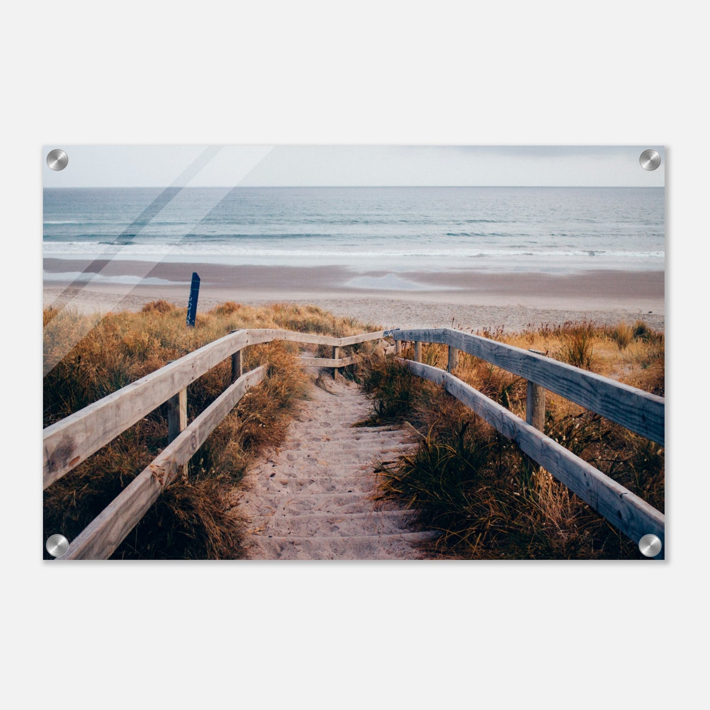 Sandy Steps Acrylic Wall Print - at Caribbean Rays