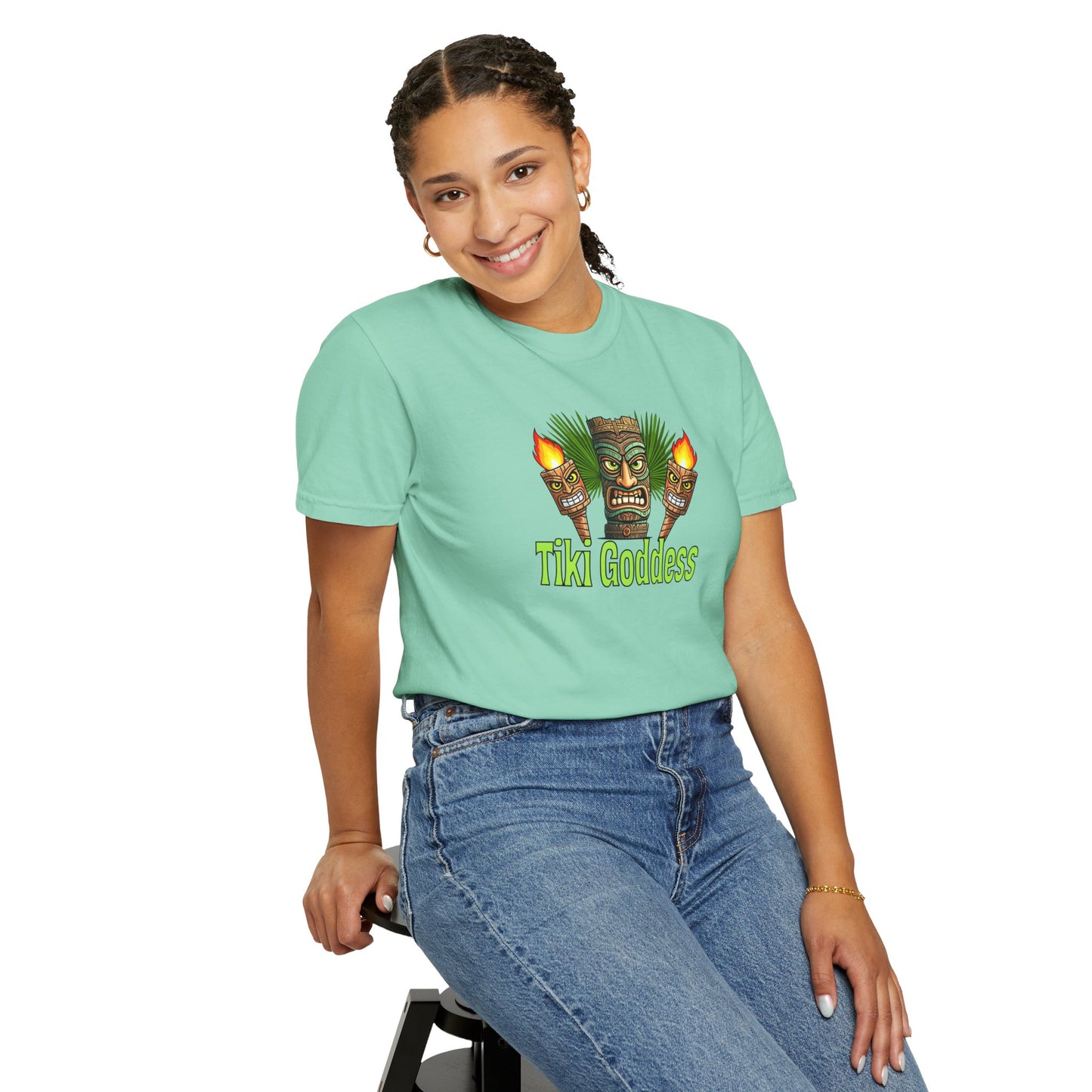 Resort Collection Tiki Goddess Unisex Garment-Dyed T-shirt