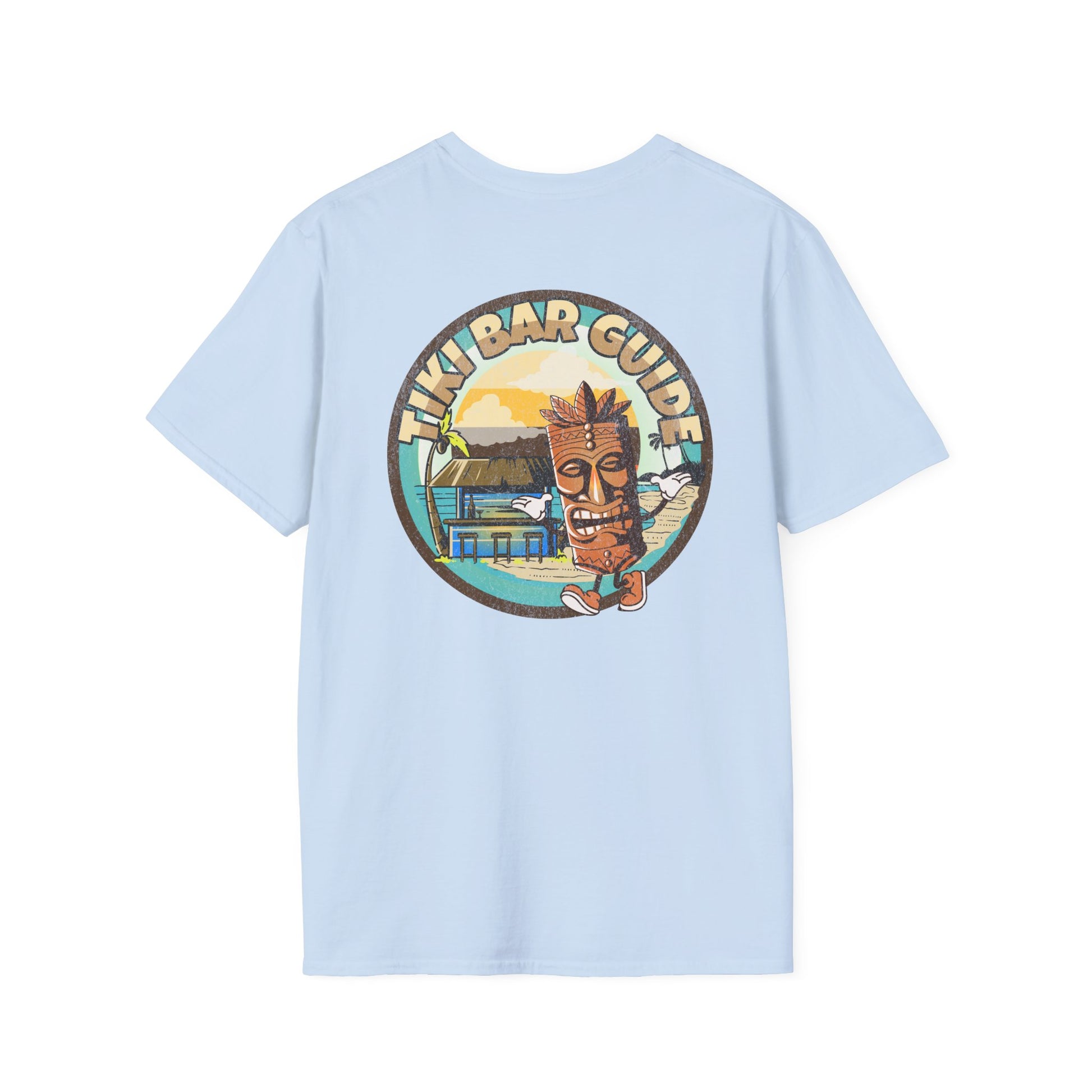 Tiki Bar Guide unisex softstyle T-Shirt - Caribbean Rays