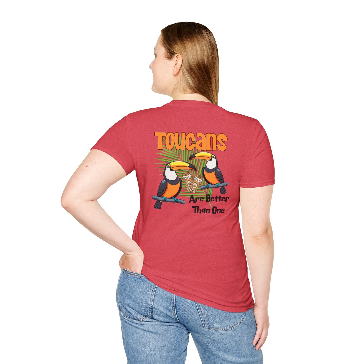 Toucans Are Better Than One Unisex Softstyle T-Shirt