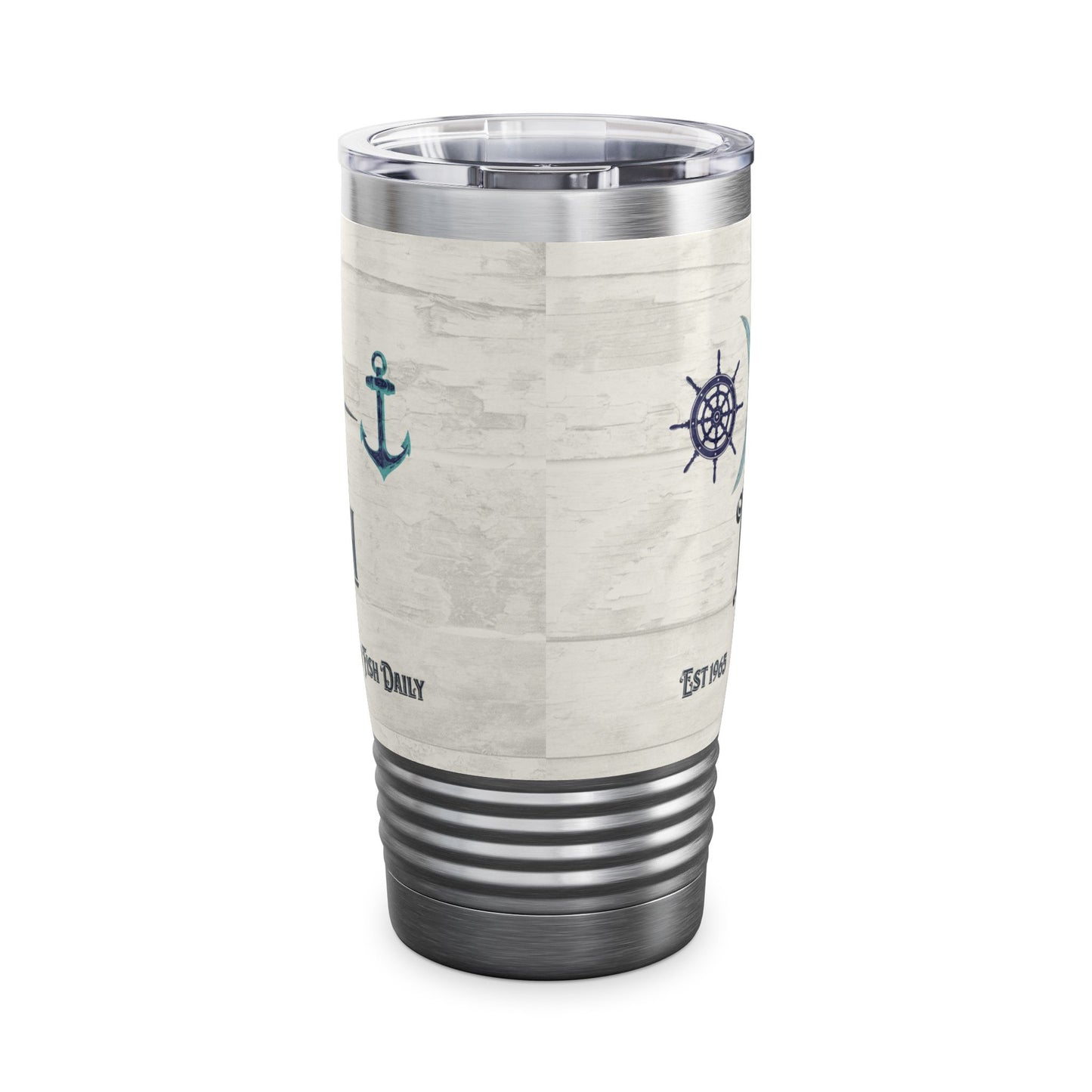 Lazy Fisherman Bar & Grill Ringneck Tumbler, 20oz on Caribbean Rays