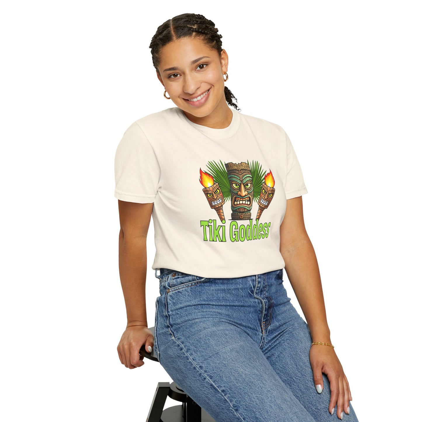 Resort Collection Tiki Goddess Unisex Garment-Dyed T-shirt