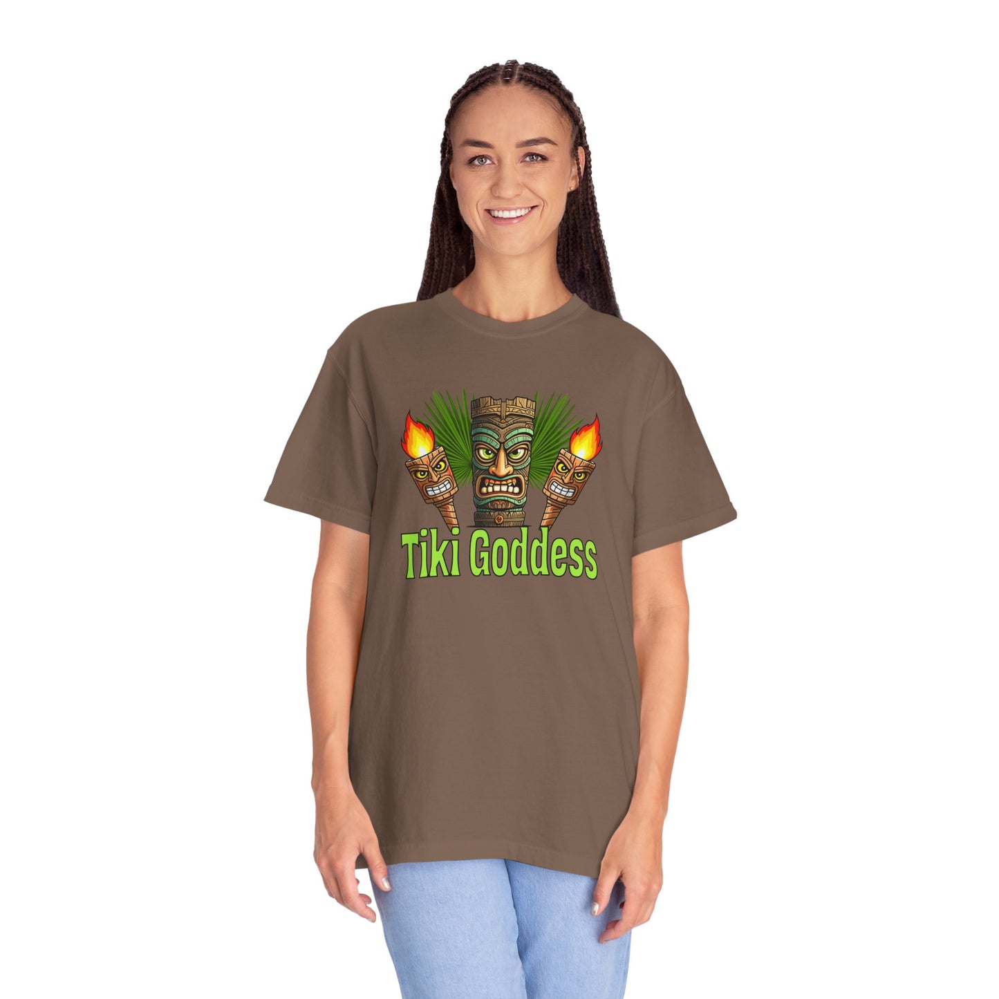 Resort Collection Tiki Goddess Unisex Garment-Dyed T-shirt