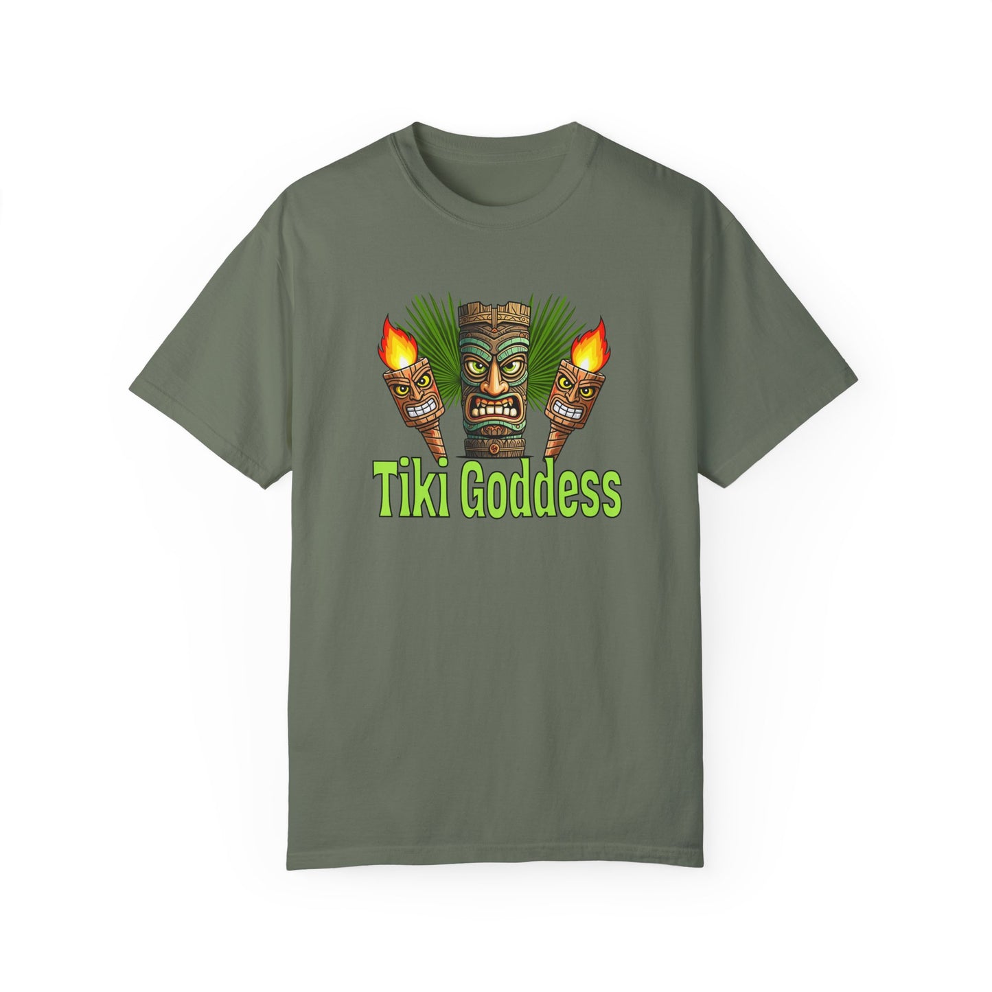Resort Collection Tiki Goddess Unisex Garment-Dyed T-shirt