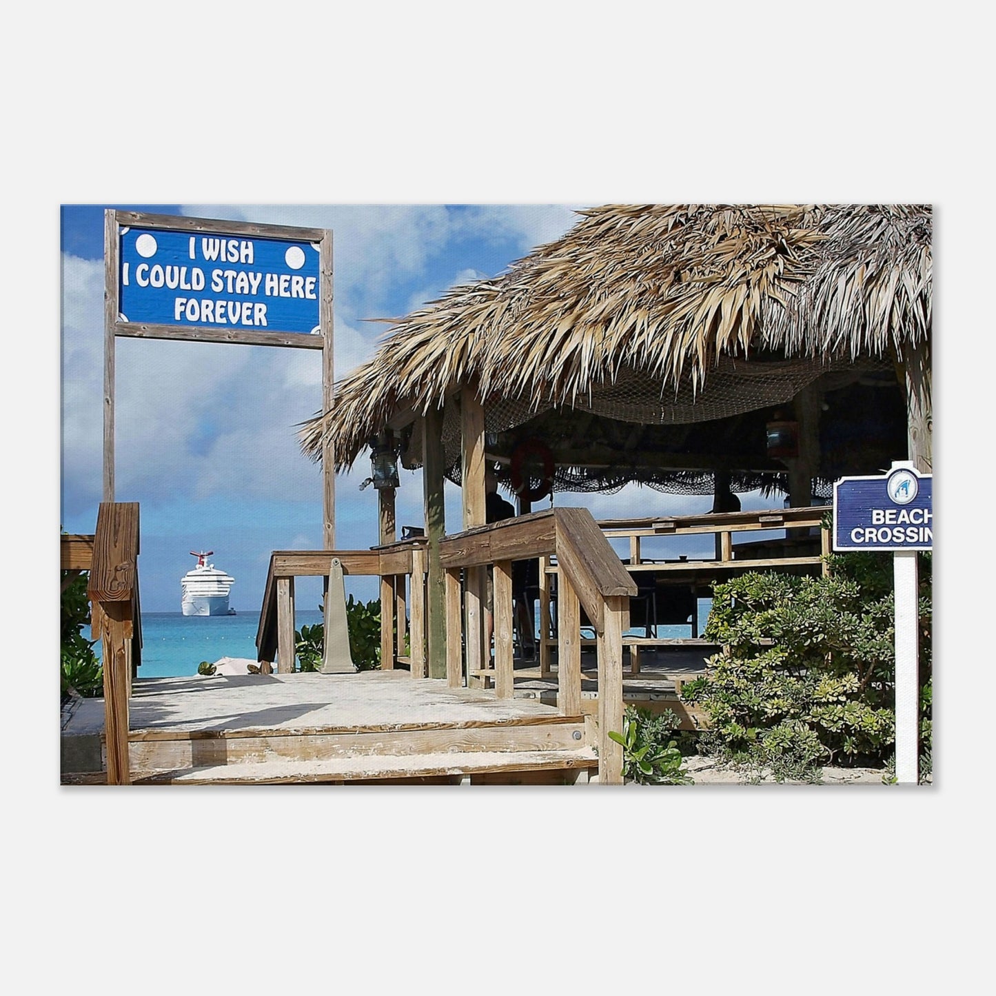 Caribbean Wish Canvas Wall Print by Caribbean Rays