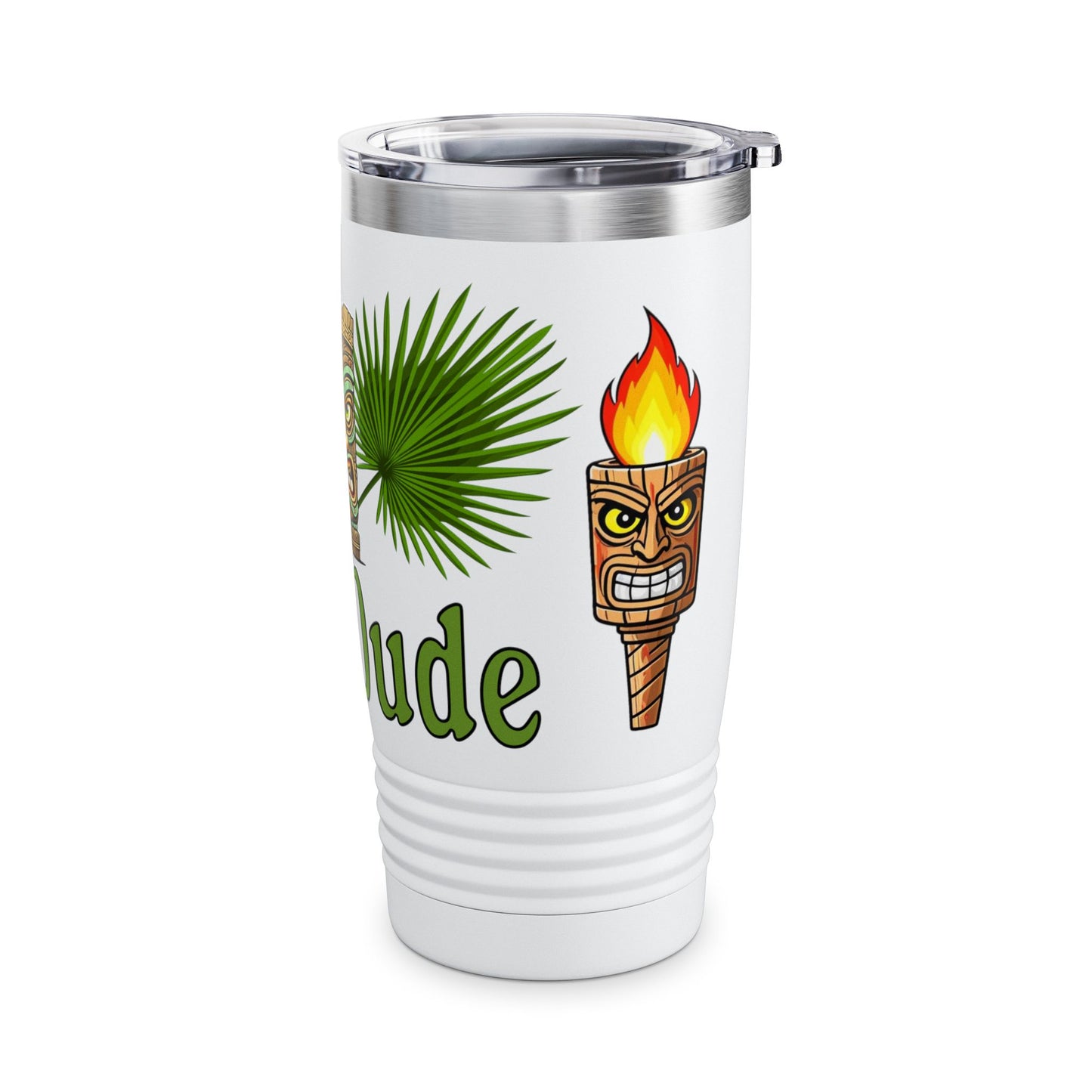 Tiki Dude Ringneck Tumbler, 20oz on Caribbean Rays