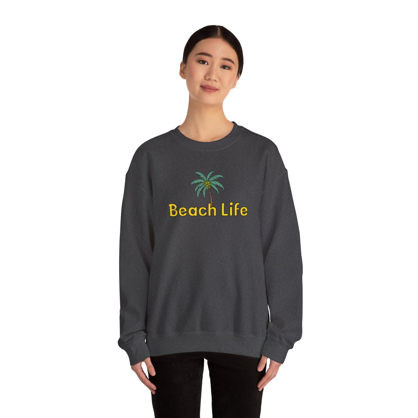 Beach Life Unisex Heavy Blend™ Crewneck Sweatshirt