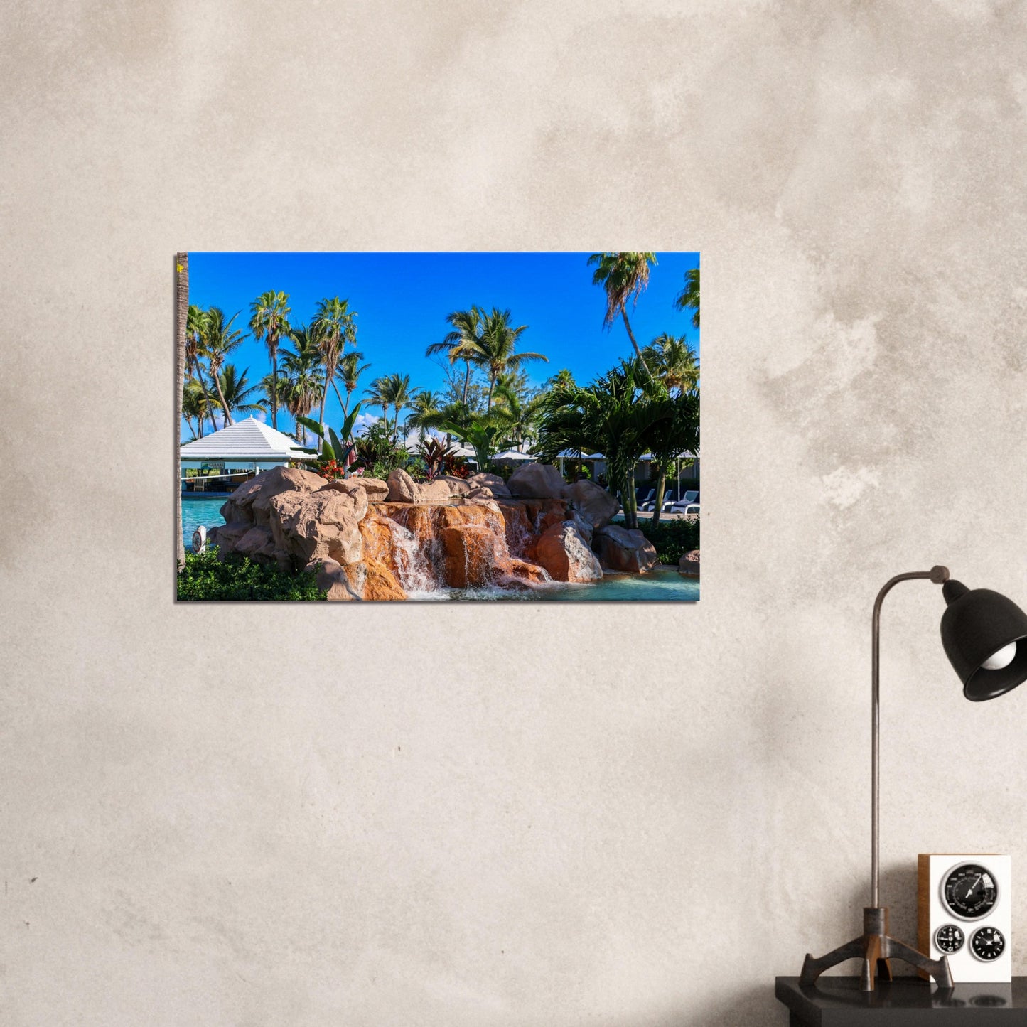 Paradise Resort Canvas Wall Print - Caribbean Rays