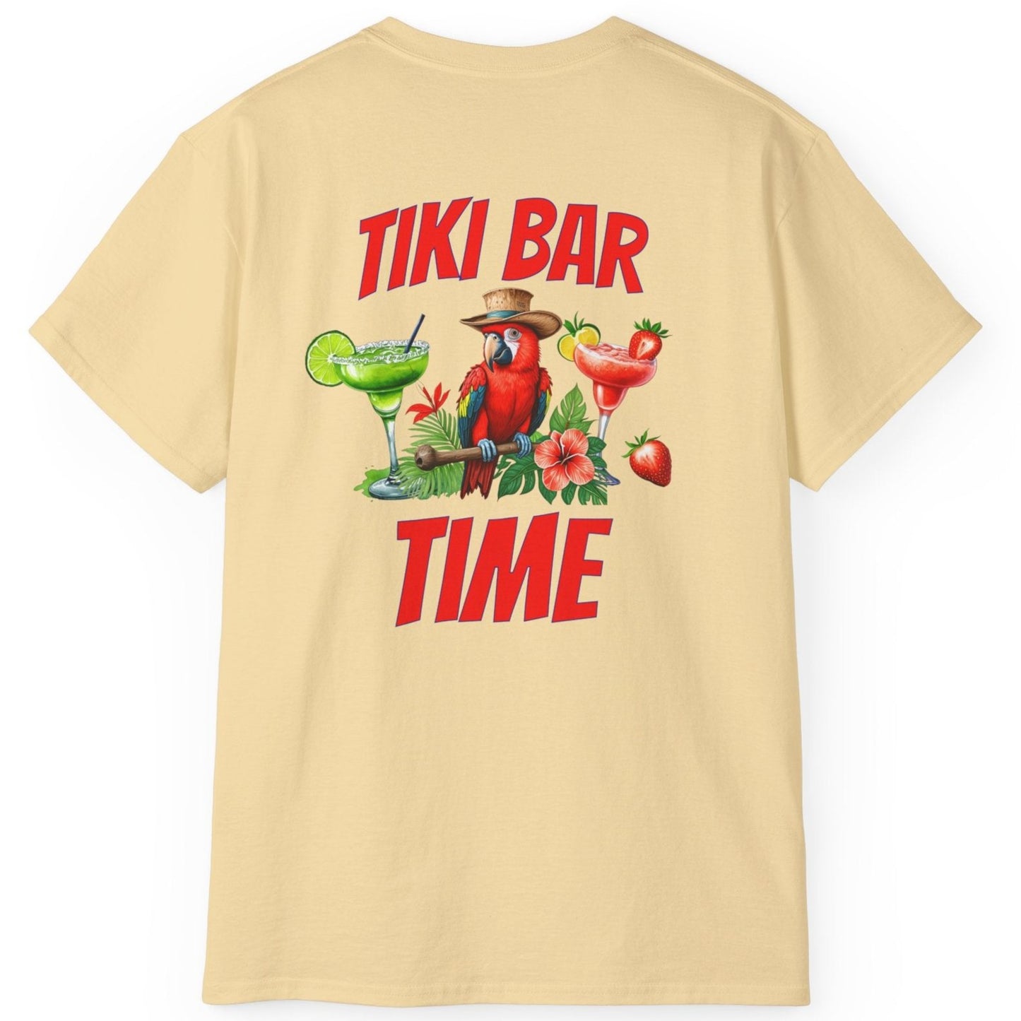 Tiki Beach Collection Tik Bar Time Unisex Ultra Cotton Tee by Caribbean Rays