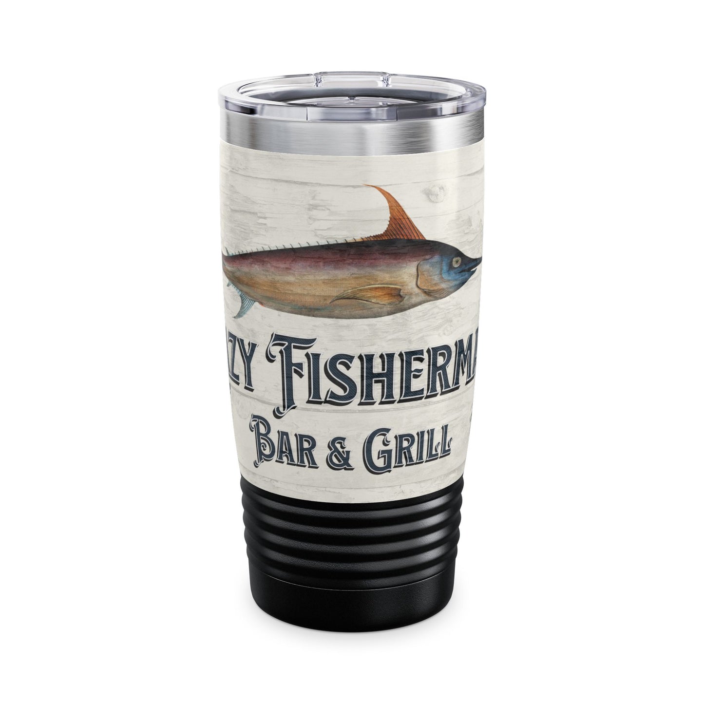 Lazy Fisherman Bar & Grill Ringneck Tumbler, 20oz by Caribbean Rays