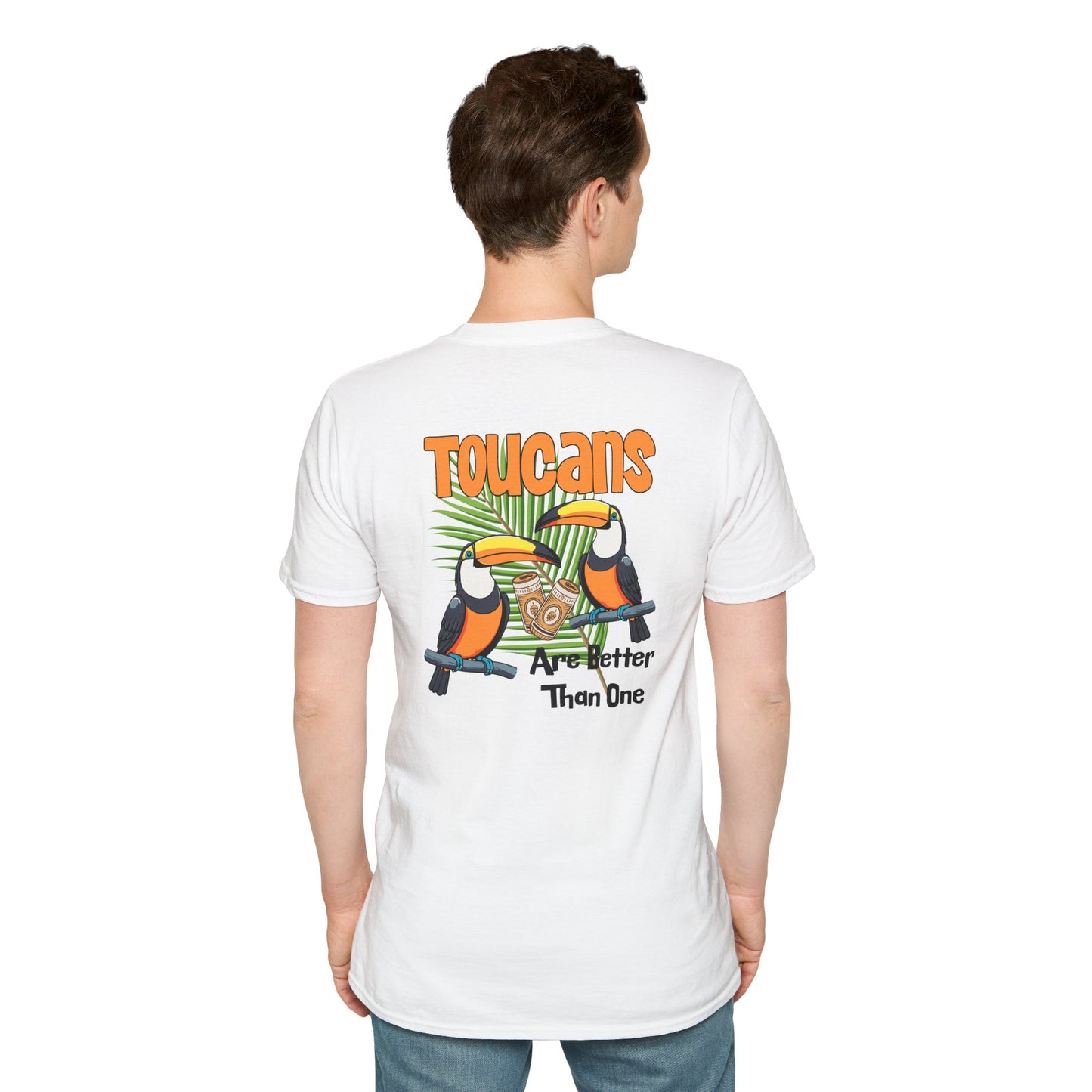 Toucans Are Better Than One Unisex Softstyle T-Shirt
