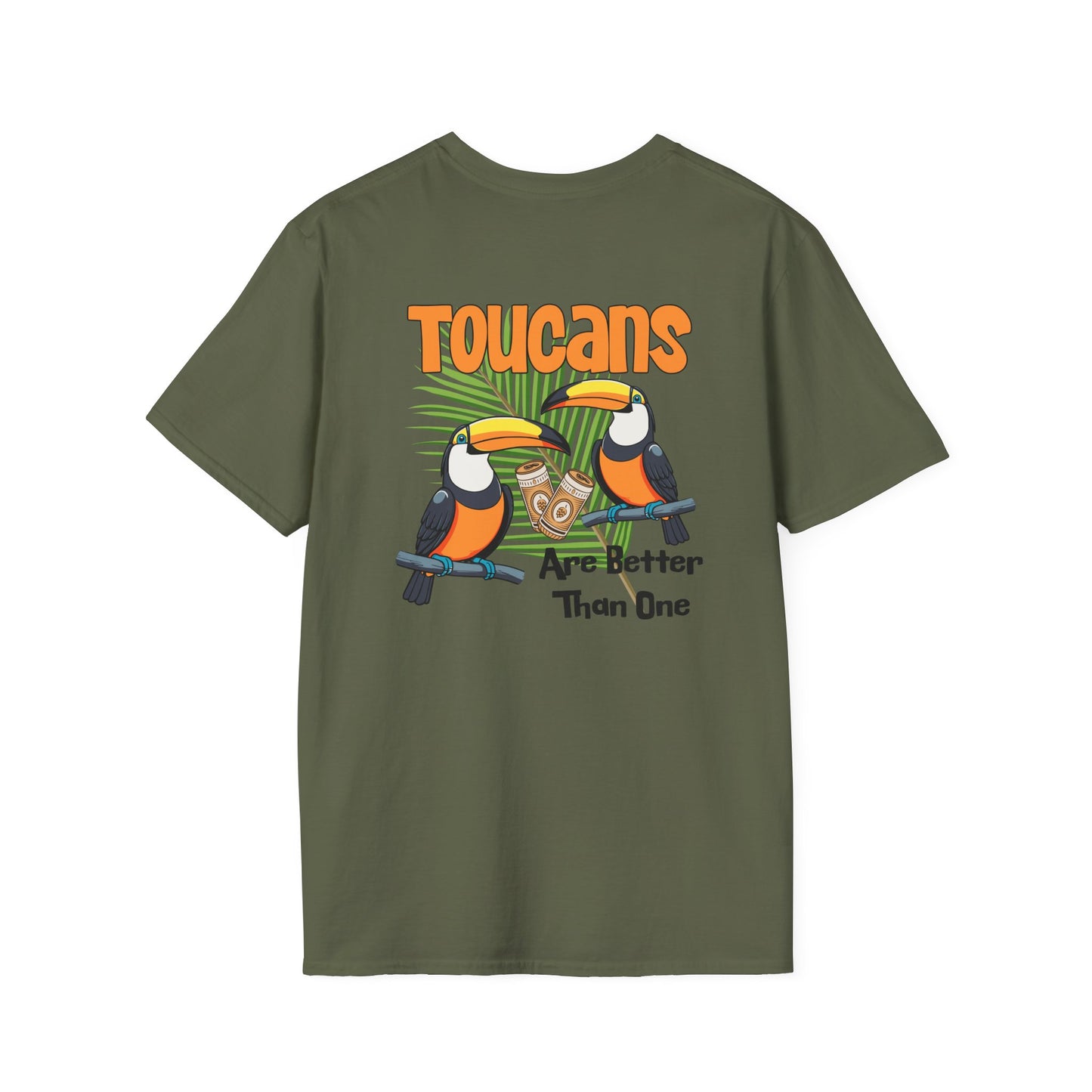 Toucans Are Better Than One Unisex Softstyle T-Shirt