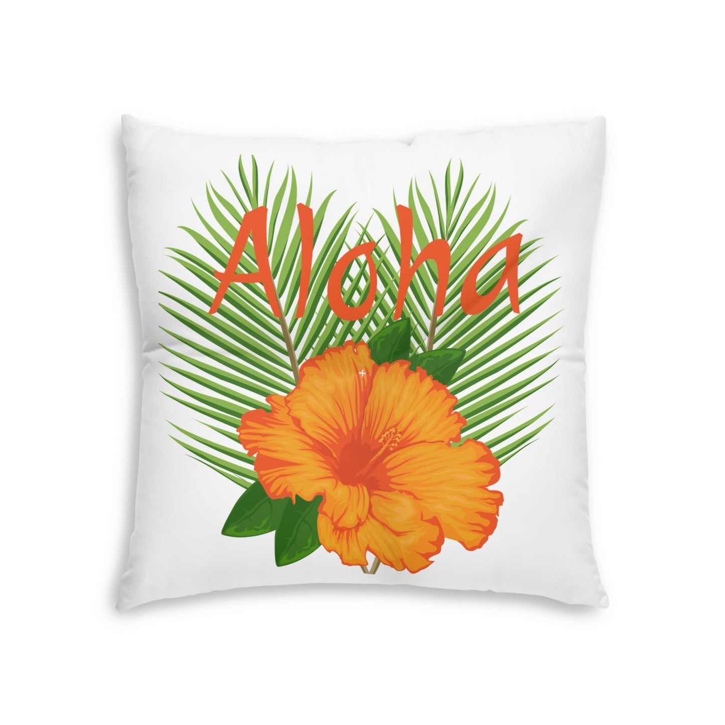 Aloha Tufted Floor Pillow, Square -by Caribbean Rays