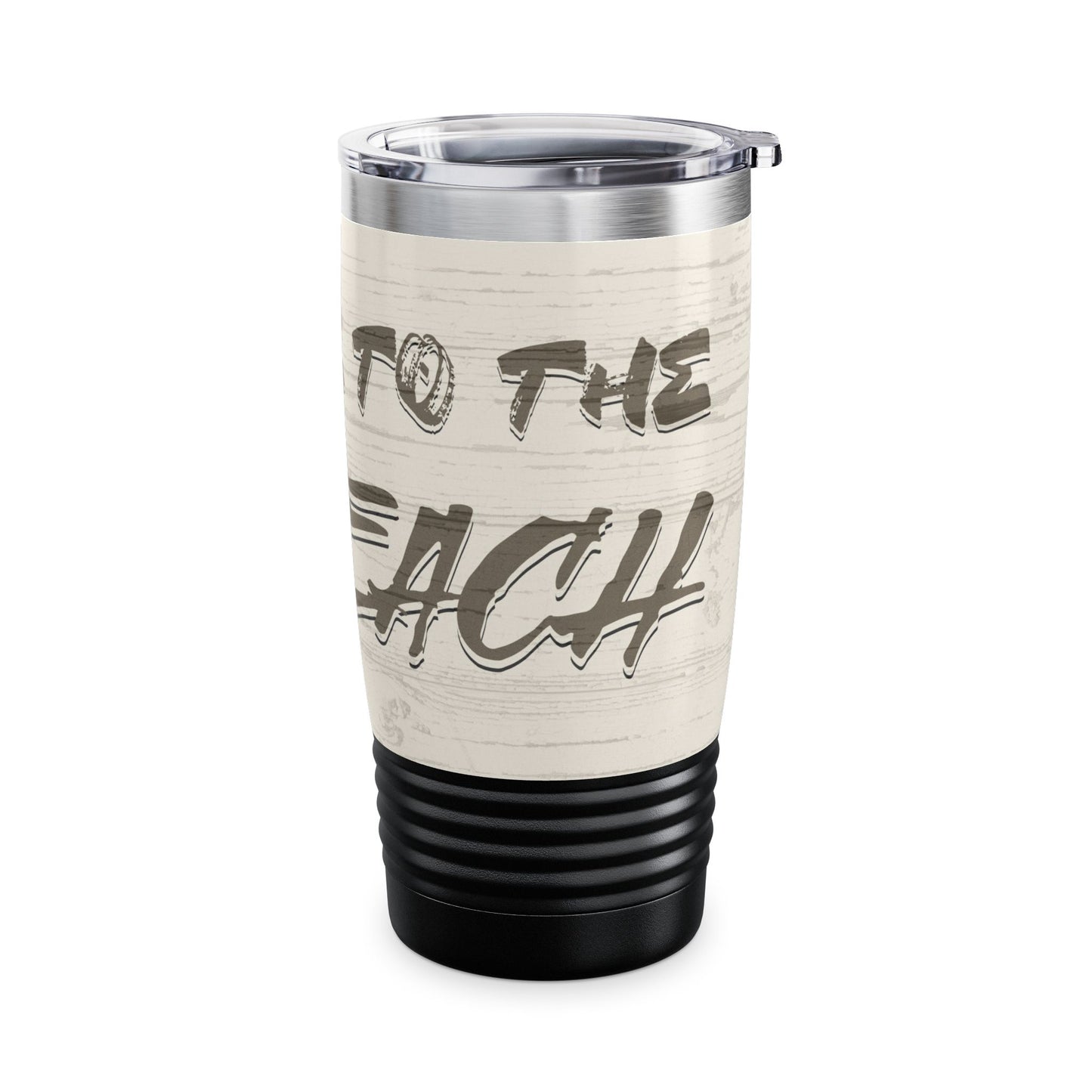 Welcome to the Beach Ringneck Tumbler, 20oz - Caribbean Rays