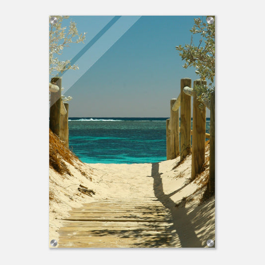 Path to Paradise Acrylic Wall Print at Caribbean Rays