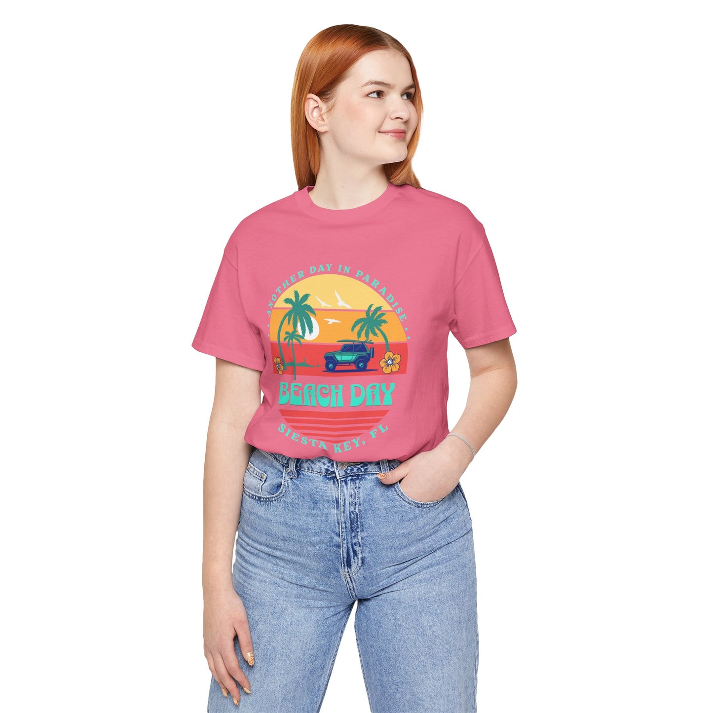 Beach Day in Paradise Unisex Short Sleeve T-Shirt