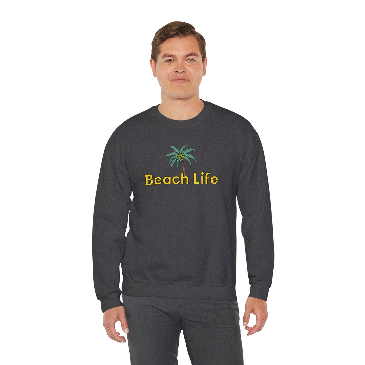 Beach Life Unisex Heavy Blend™ Crewneck Sweatshirt