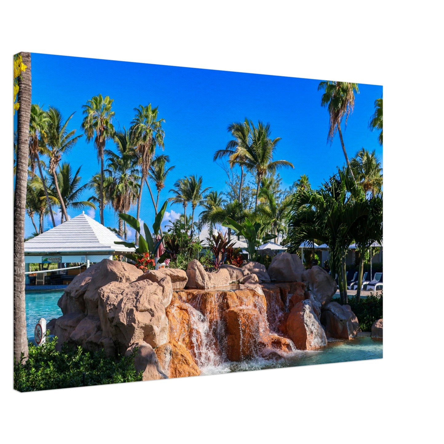 Paradise Resort Canvas Wall Print
