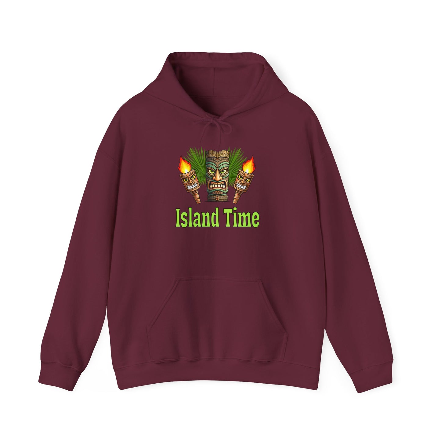 Tropical Island Time Hoodie for Relaxed Vibes -on Caribbean Rays