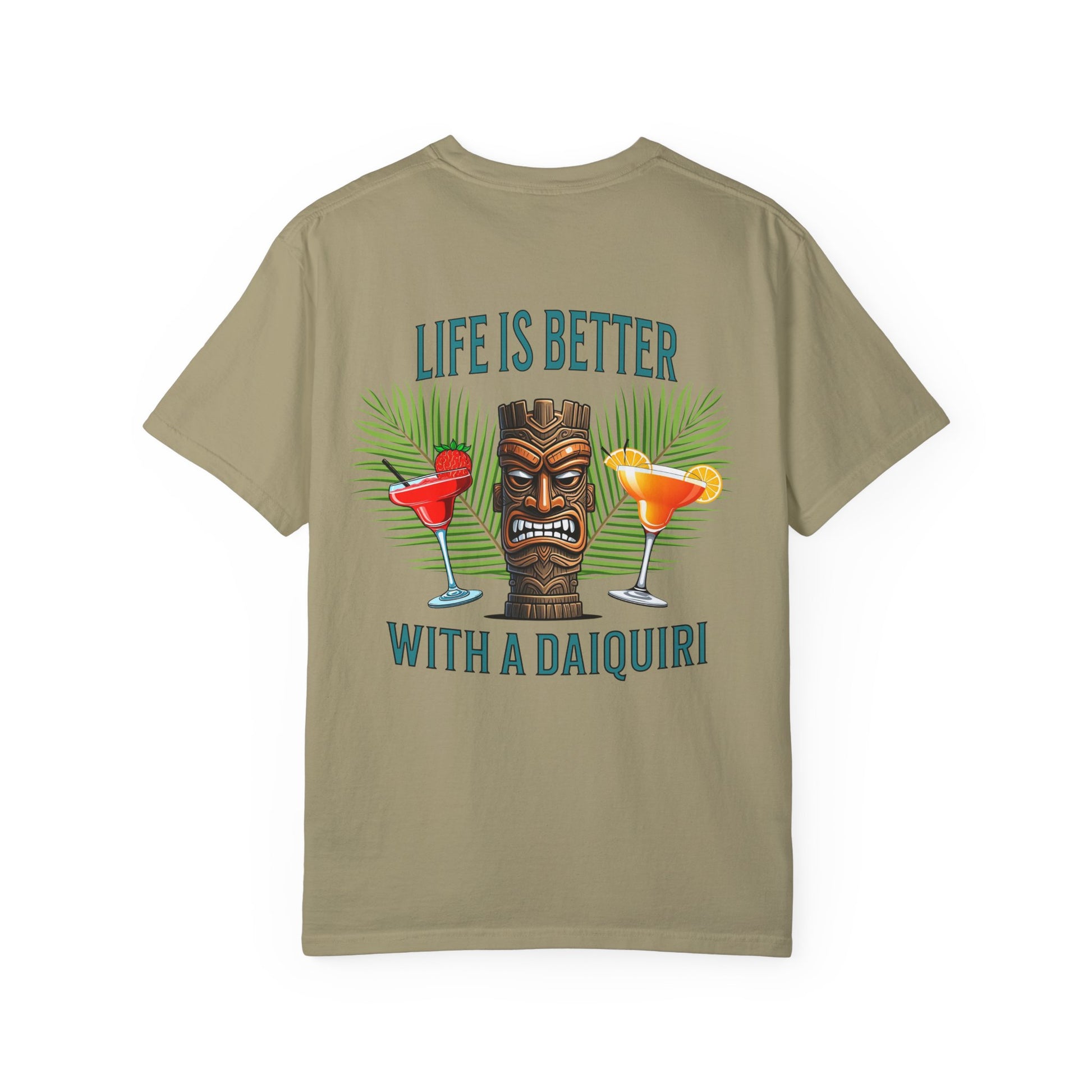 Resort Collection Life Is Better With a Daiquiri Unisex Garment-Dyed T-shirt - Caribbean Rays