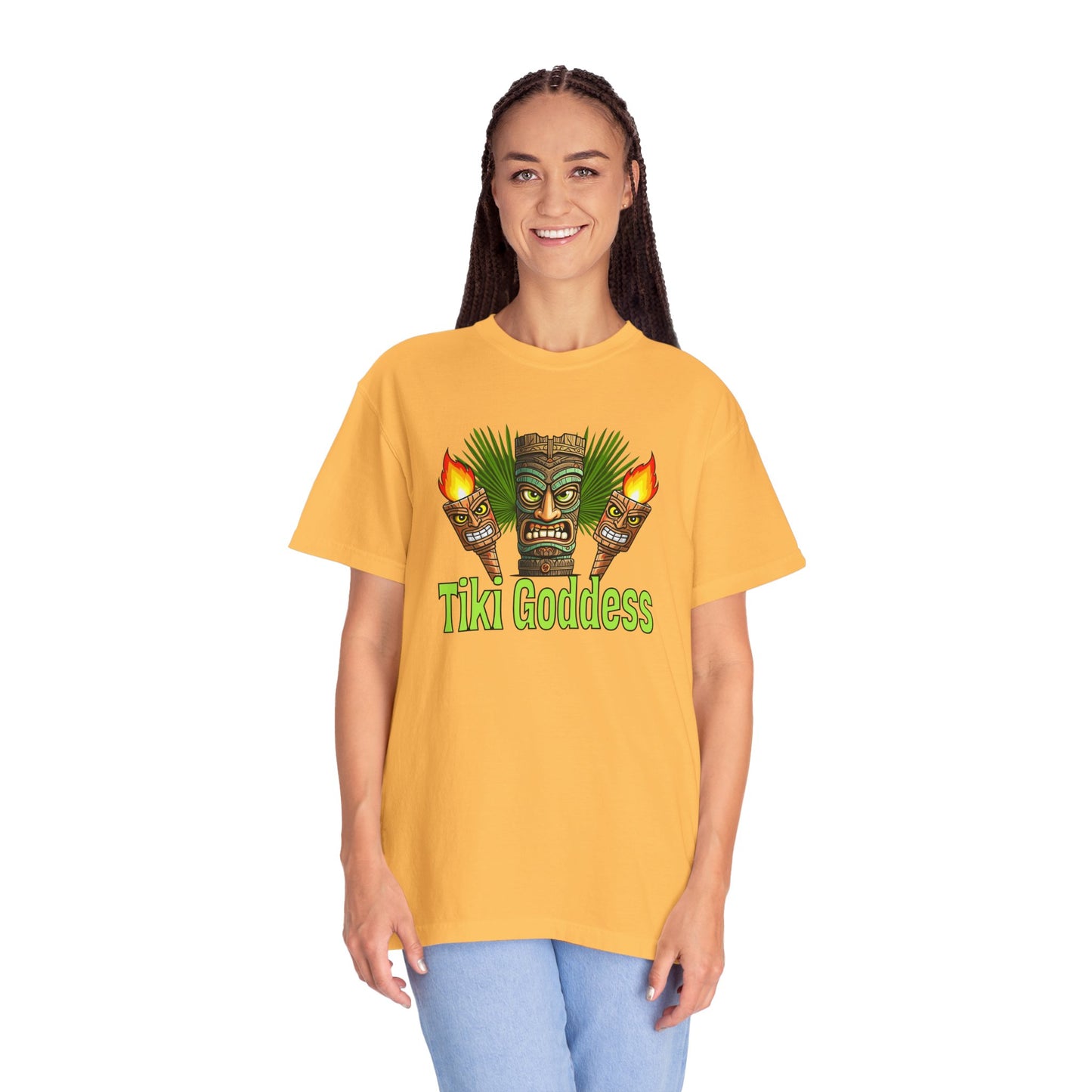 Resort Collection Tiki Goddess Unisex Garment-Dyed T-shirt