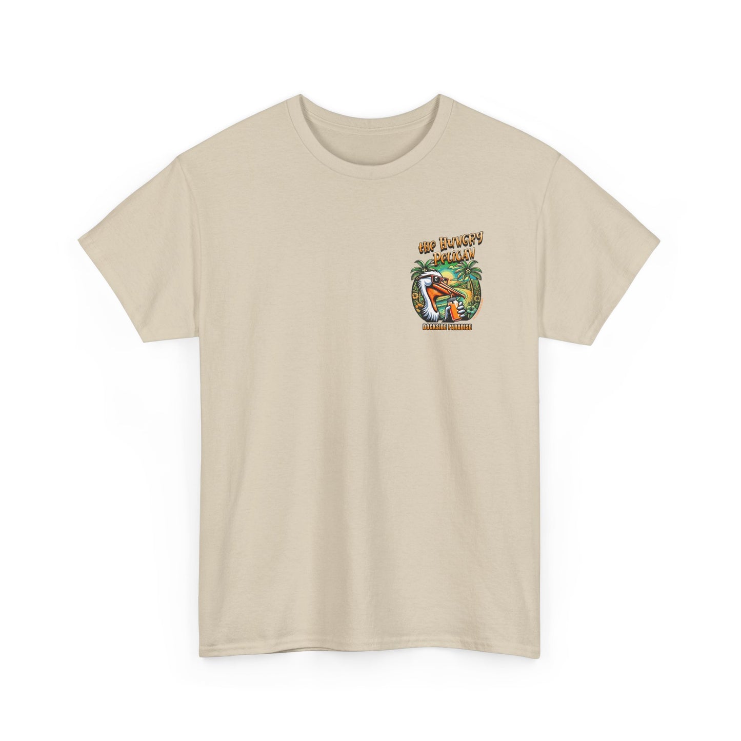 The Hungry Pelican Dockside Paradise Unisex Heavy Cotton Tee