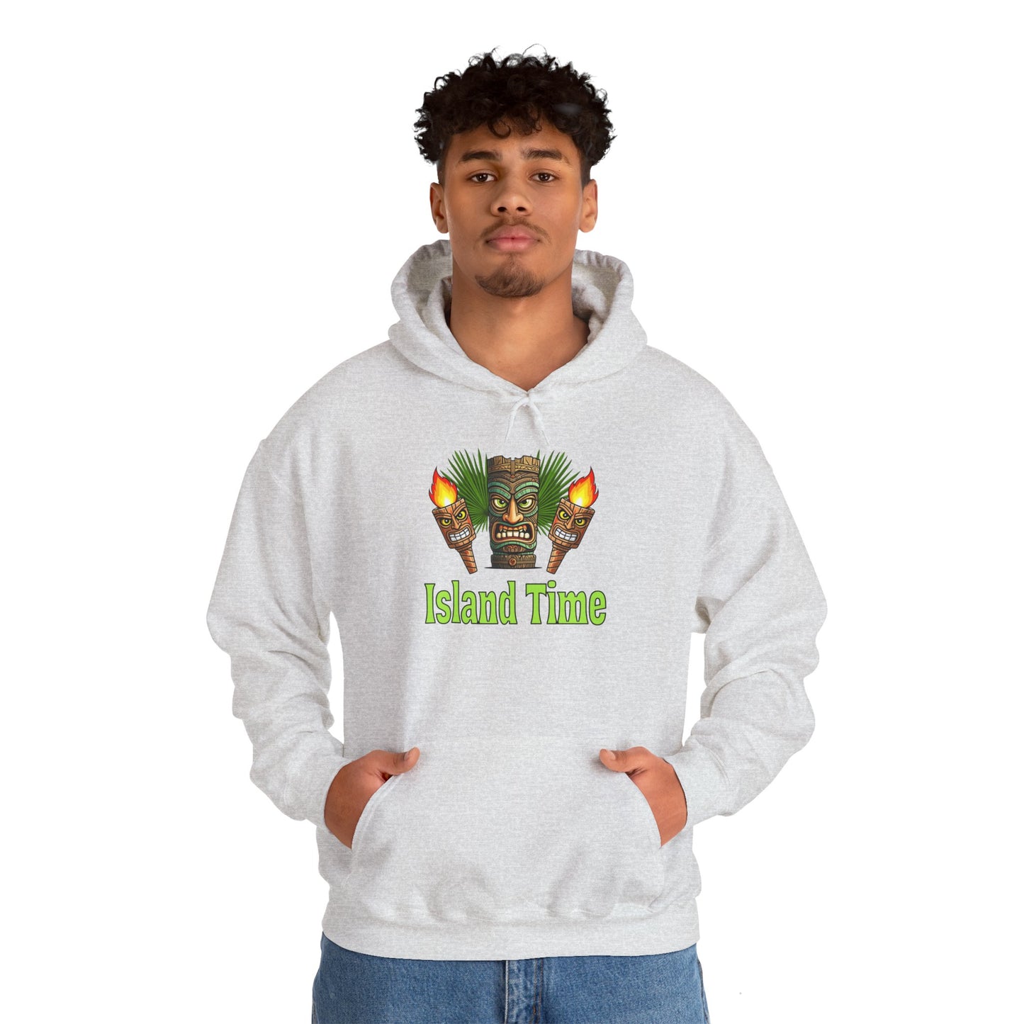 Tropical Island Time Hoodie for Relaxed Vibes