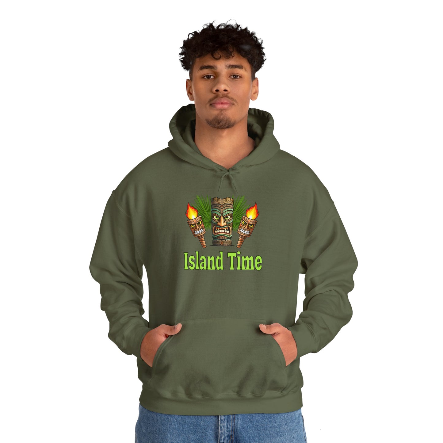 Tropical Island Time Hoodie for Relaxed Vibes