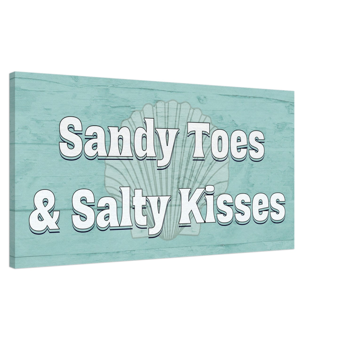 Sandy Toes Large Canvas Wall Print