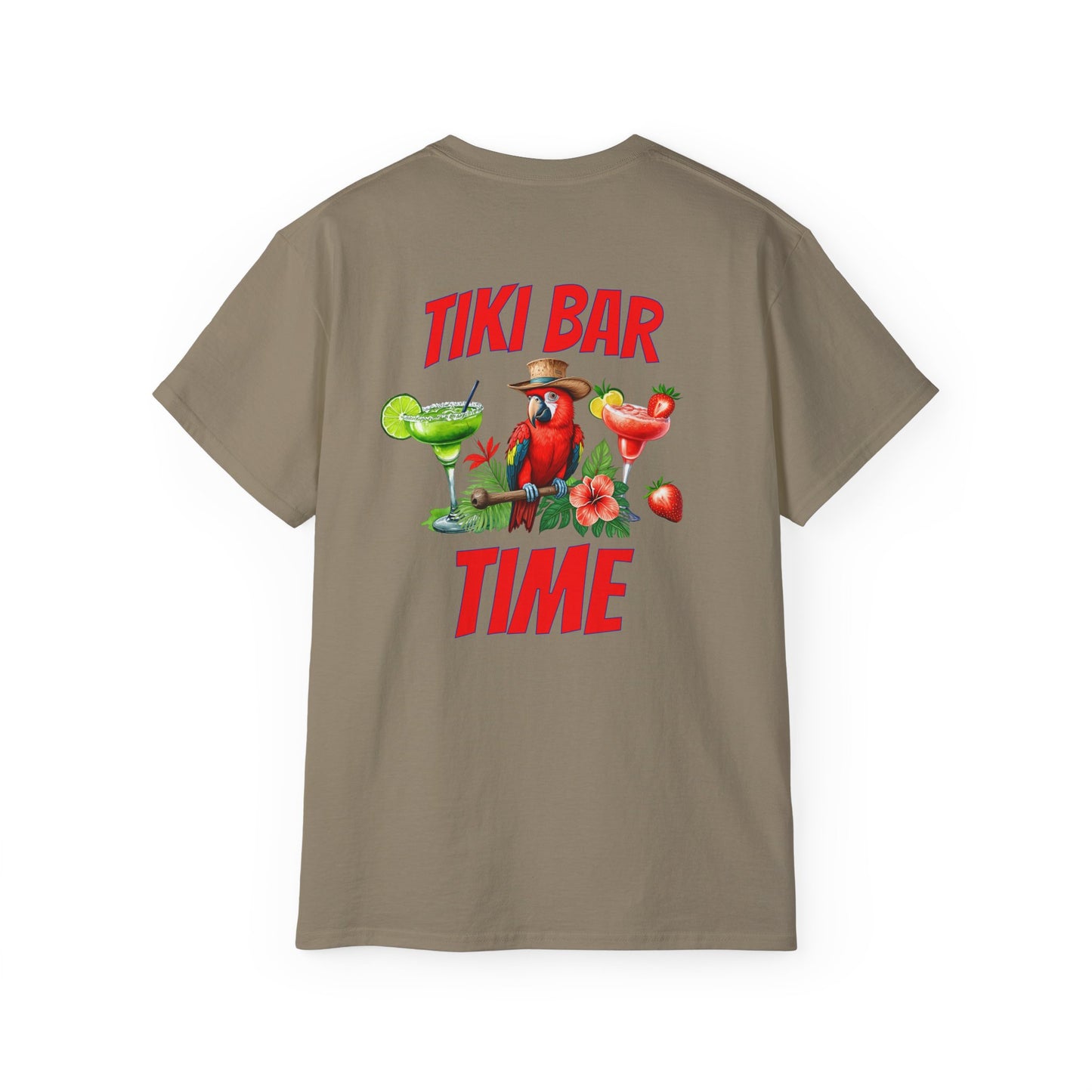 Tiki Beach Collection Tik Bar Time Unisex Ultra Cotton Tee -at Caribbean Rays