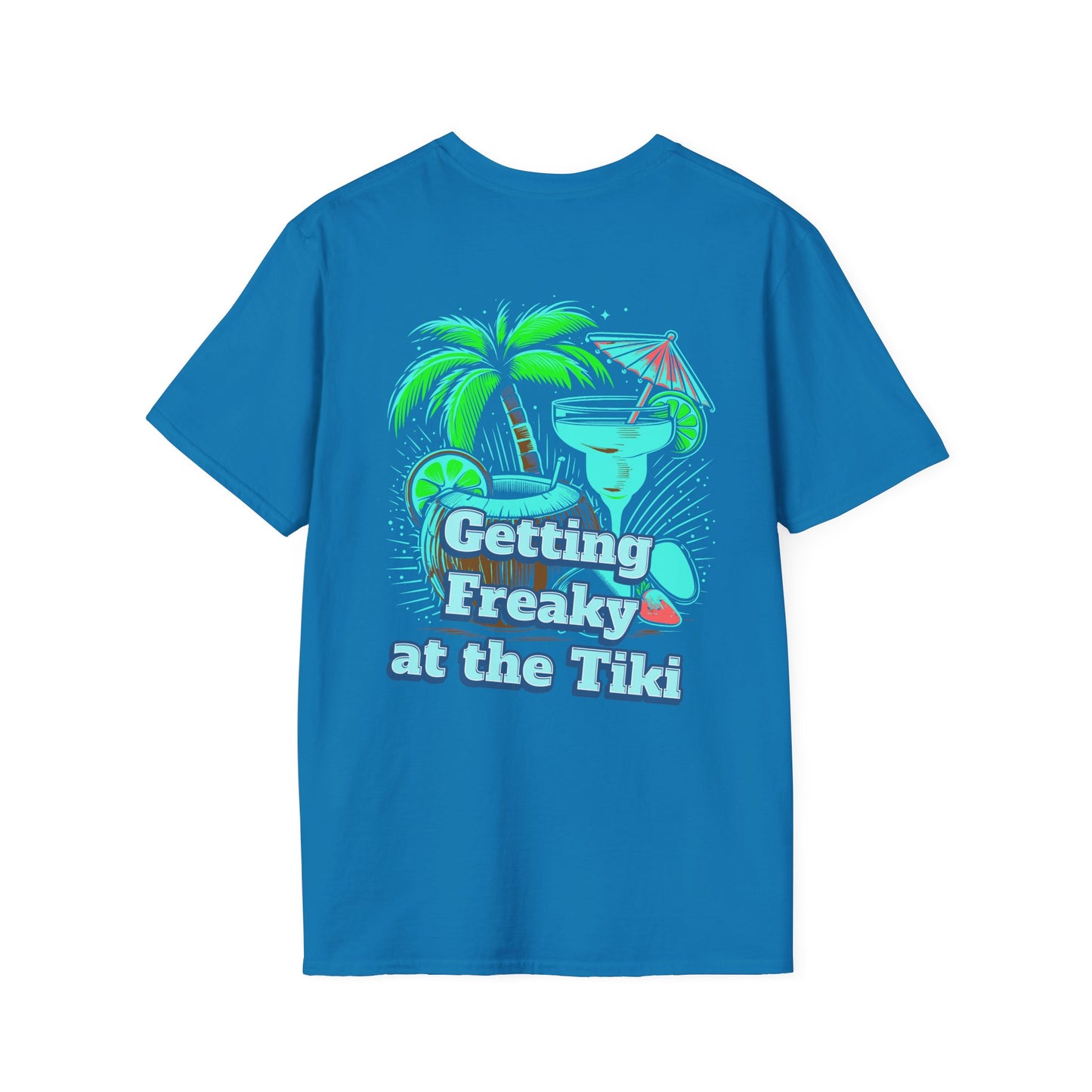 Getting Freaky at the Tiki Unisex Softstyle T-Shirt