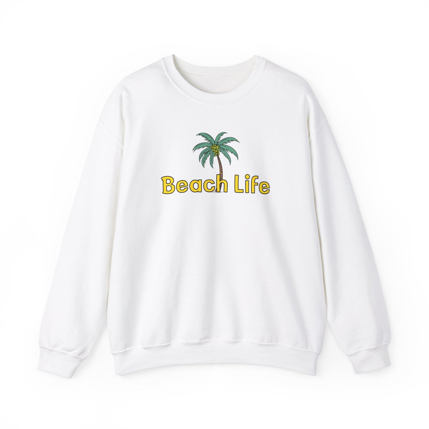 Beach Life Unisex Heavy Blend™ Crewneck Sweatshirt -by Caribbean Rays
