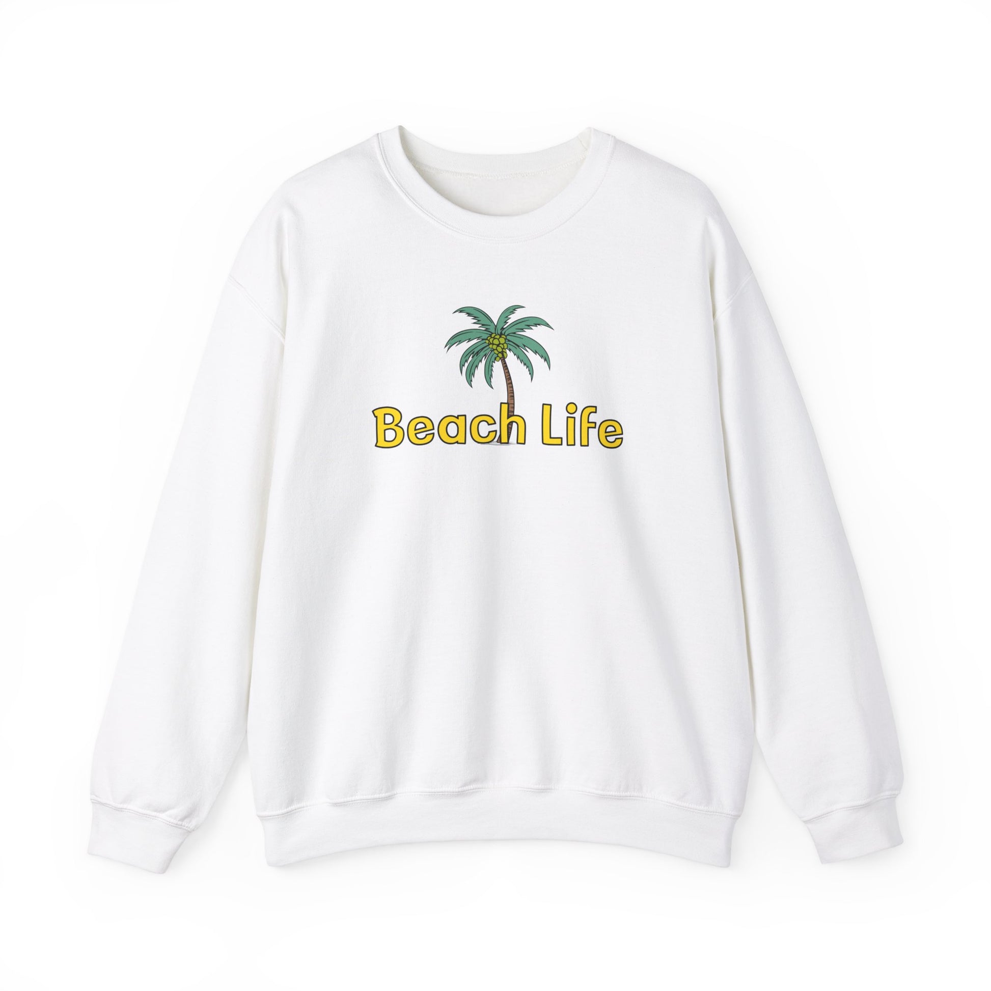 Beach Life Unisex Heavy Blend™ Crewneck Sweatshirt -by Caribbean Rays