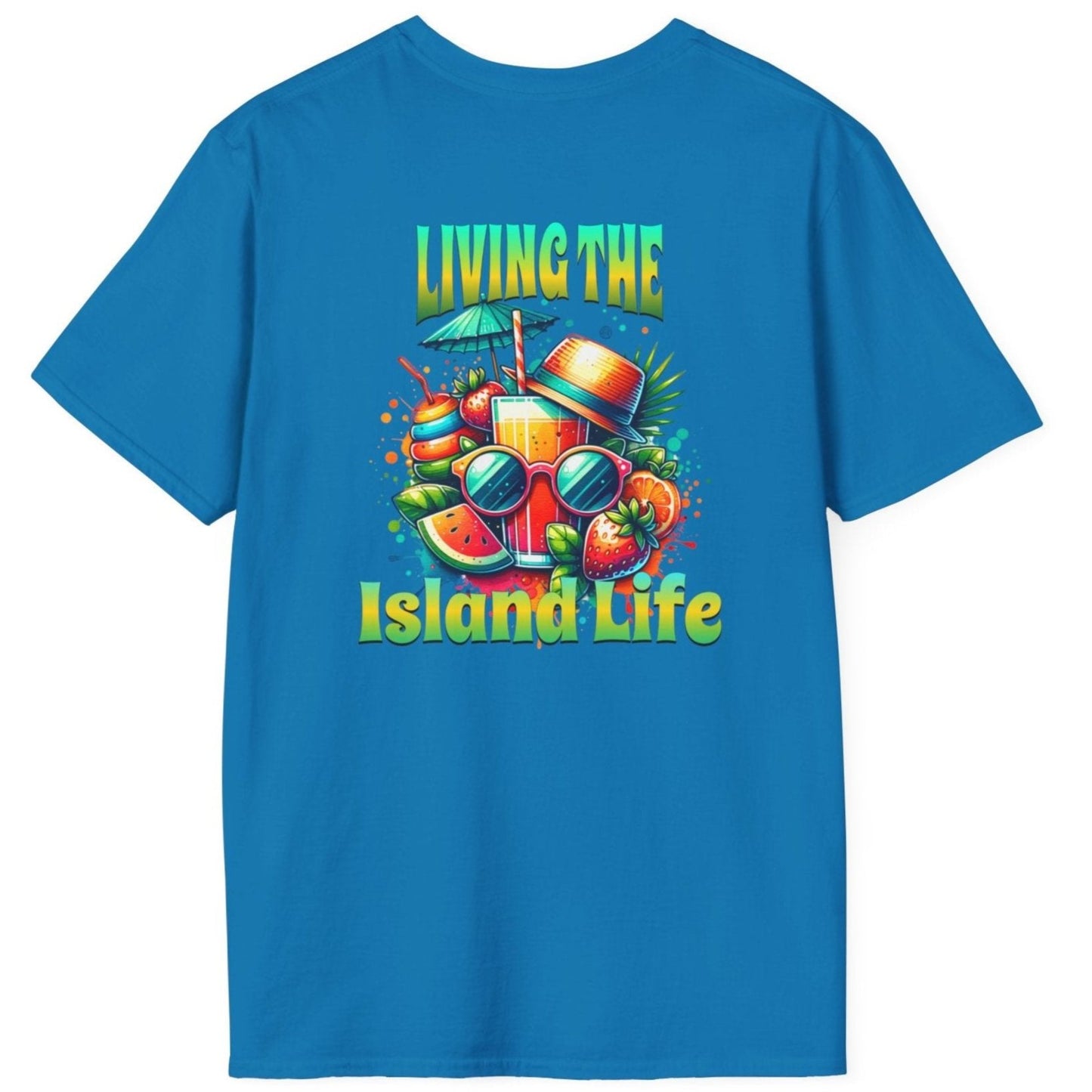Living the Island Life Unisex Softstyle T-Shirt by Caribbean