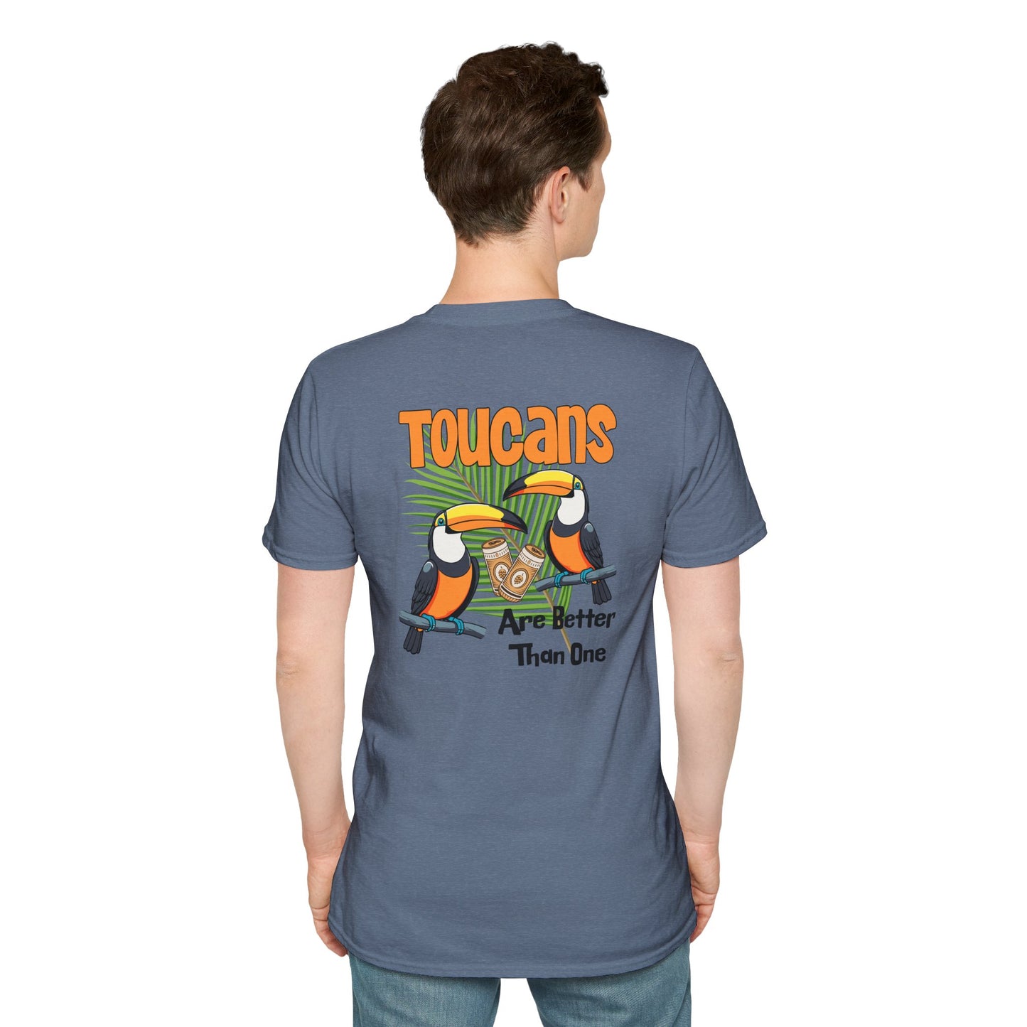 Toucans Are Better Than One Unisex Softstyle T-Shirt