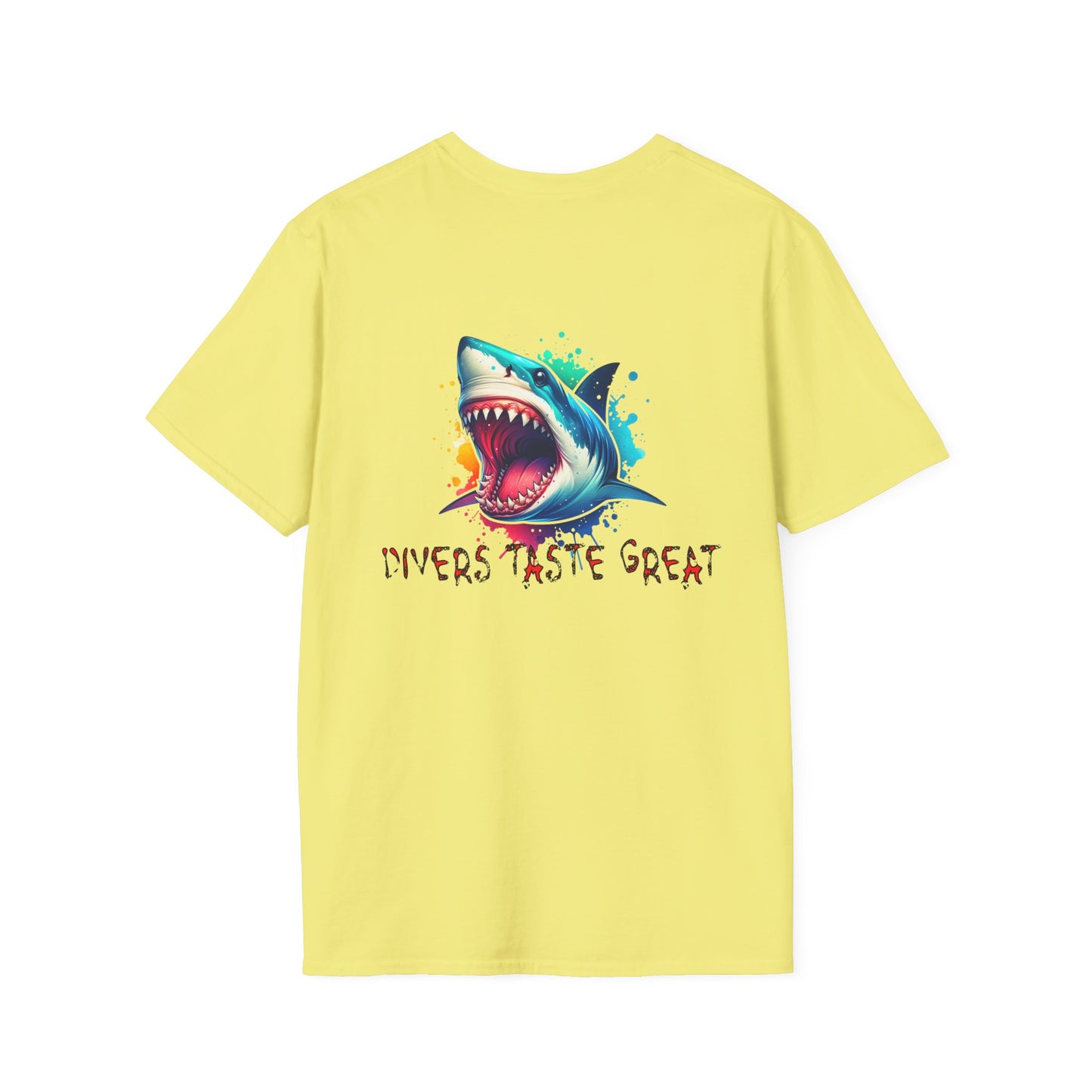 Diver's Taste Great Unisex Softstyle T-Shirt - Fun Fishing Tee by Caribbean Rays