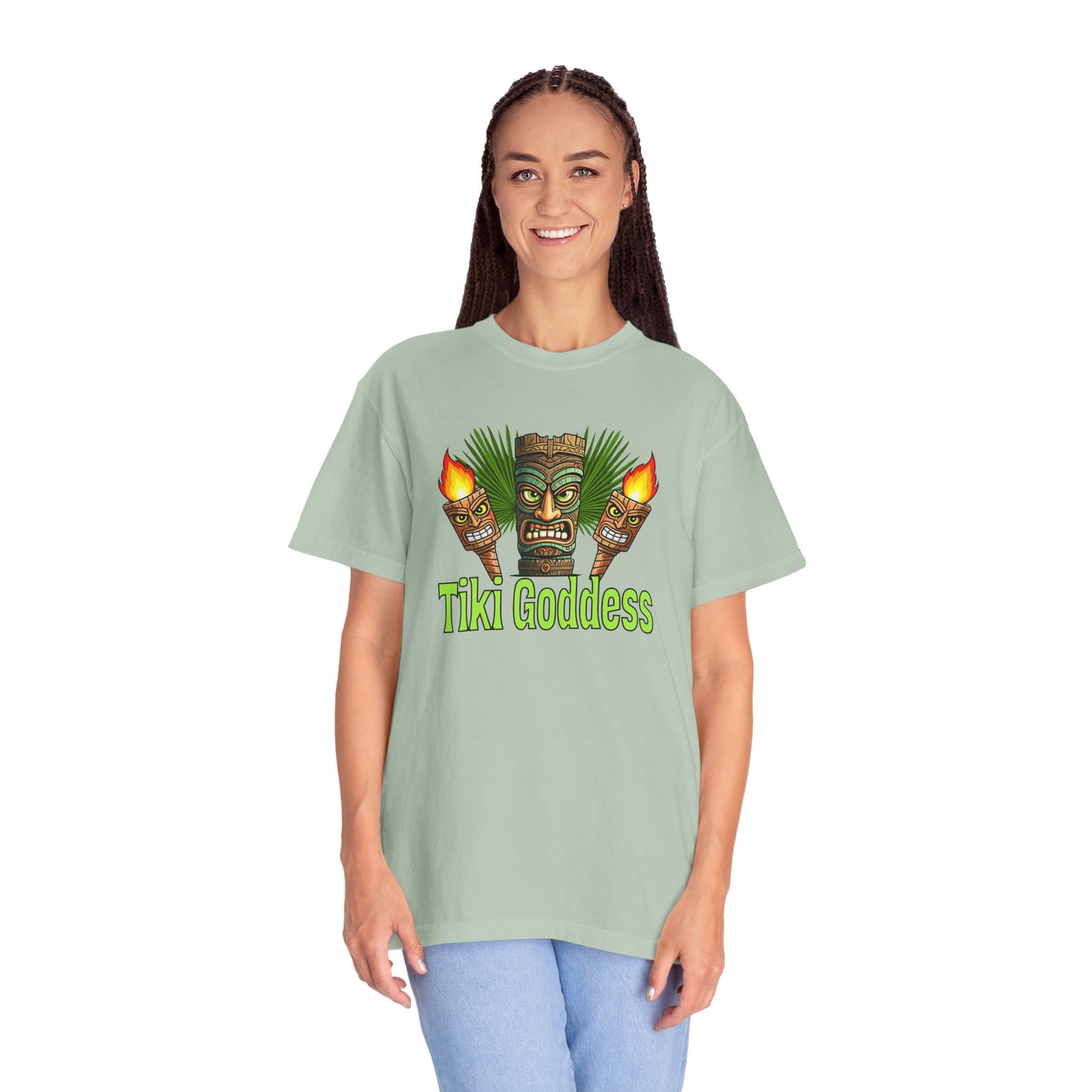 Resort Collection Tiki Goddess Unisex Garment-Dyed T-shirt