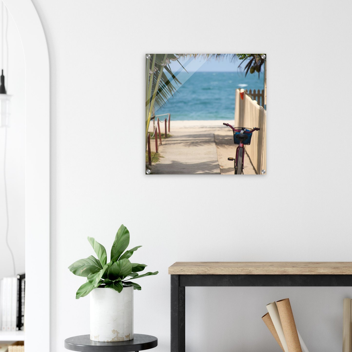 Living in Paradise Acrylic Print Caribbean Rays