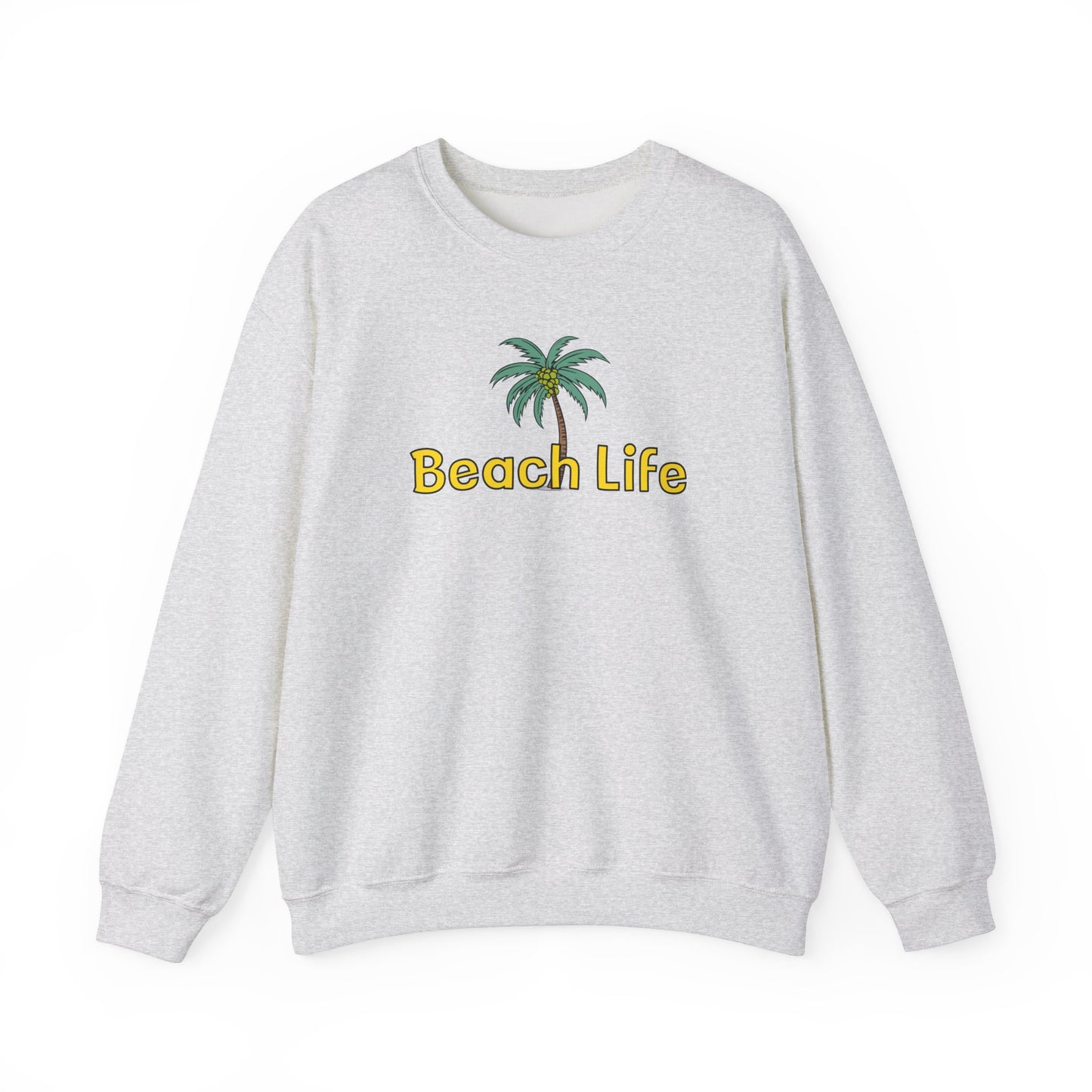 Beach Life Unisex Heavy Blend™ Crewneck Sweatshirt -at Caribbean Rays